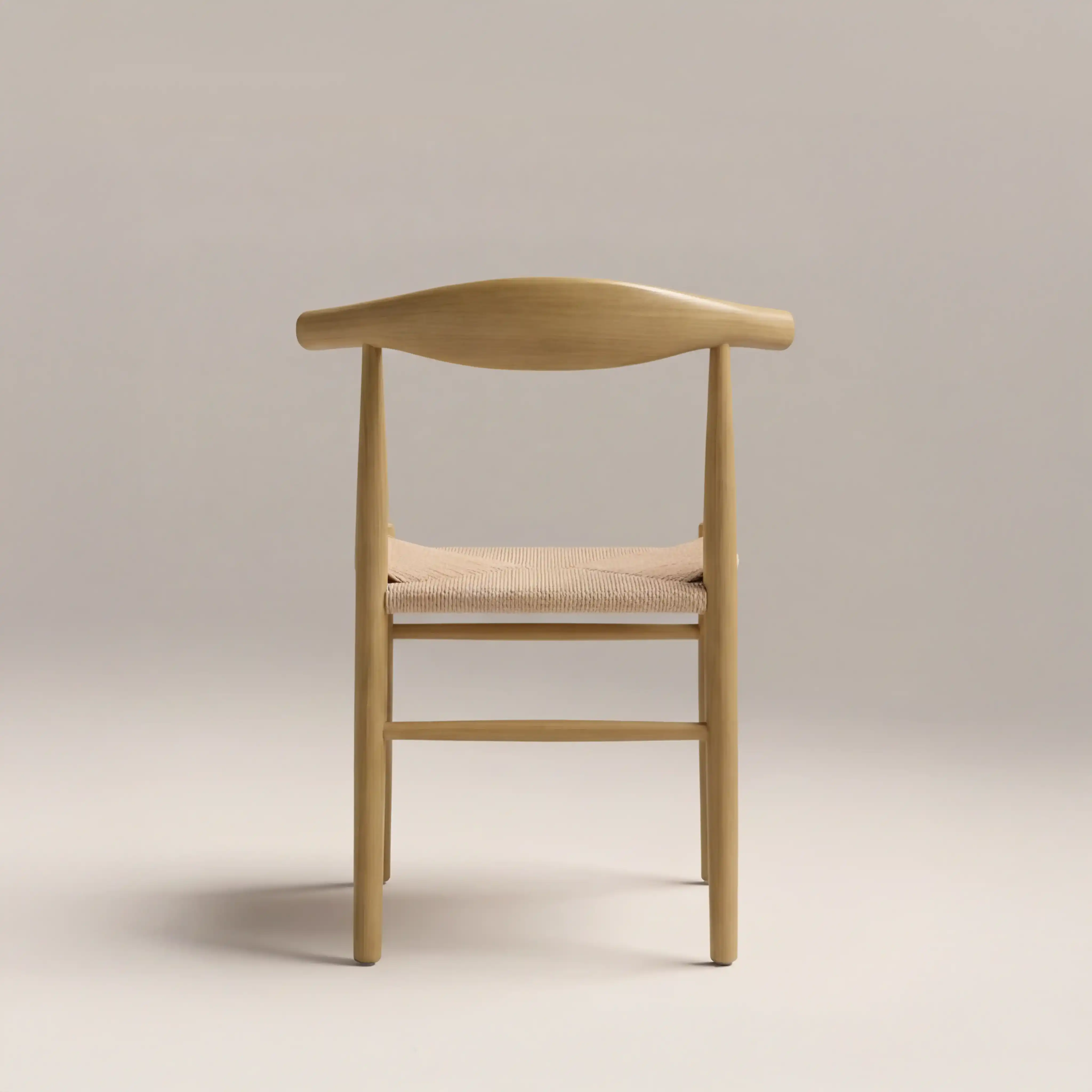 Aalborg Wooden Dining Chair | Natural Weave & Oak - Image 4