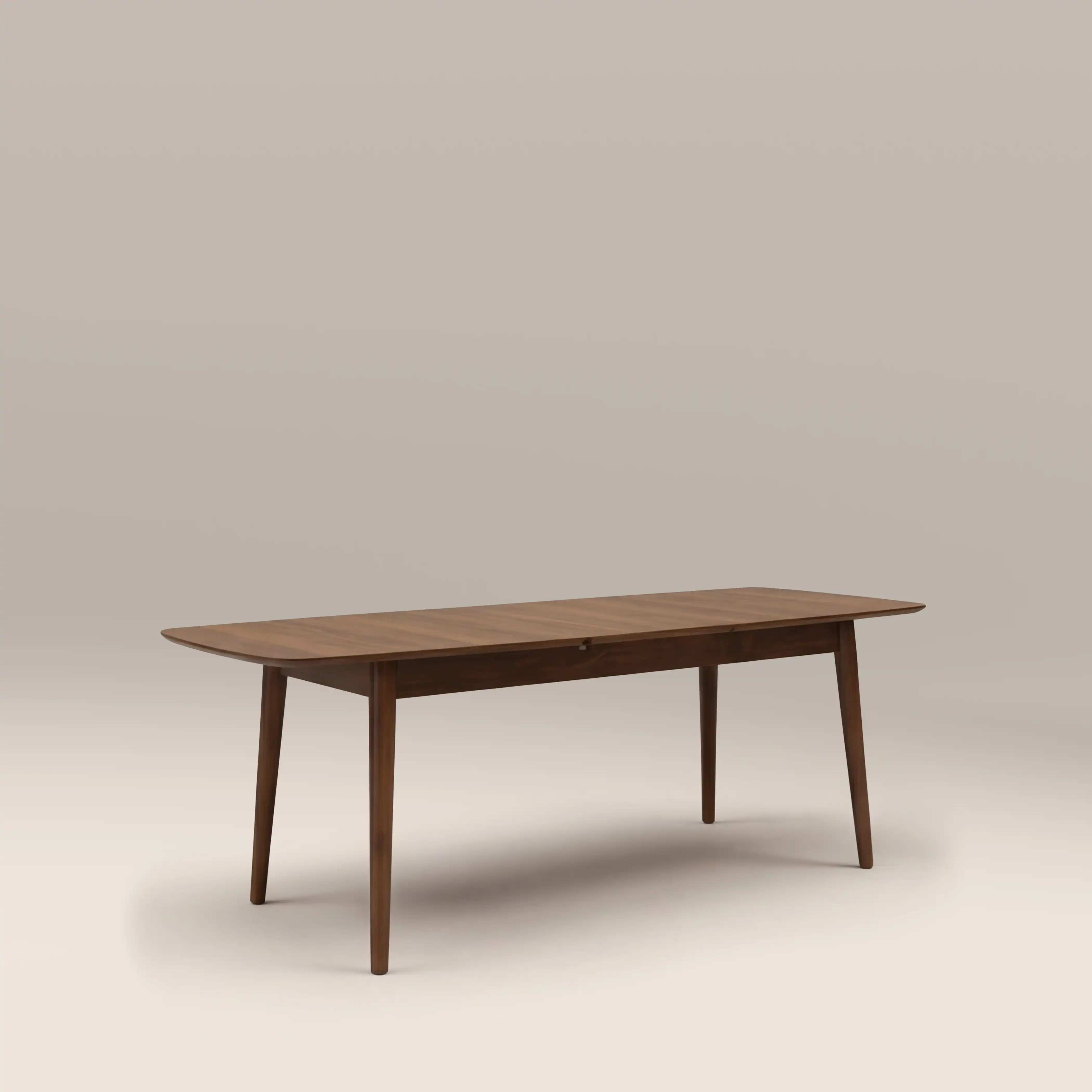 Abbe 6-10 Seat Rectangle
  Wooden Extendable Dining Table | Walnut - Image 3