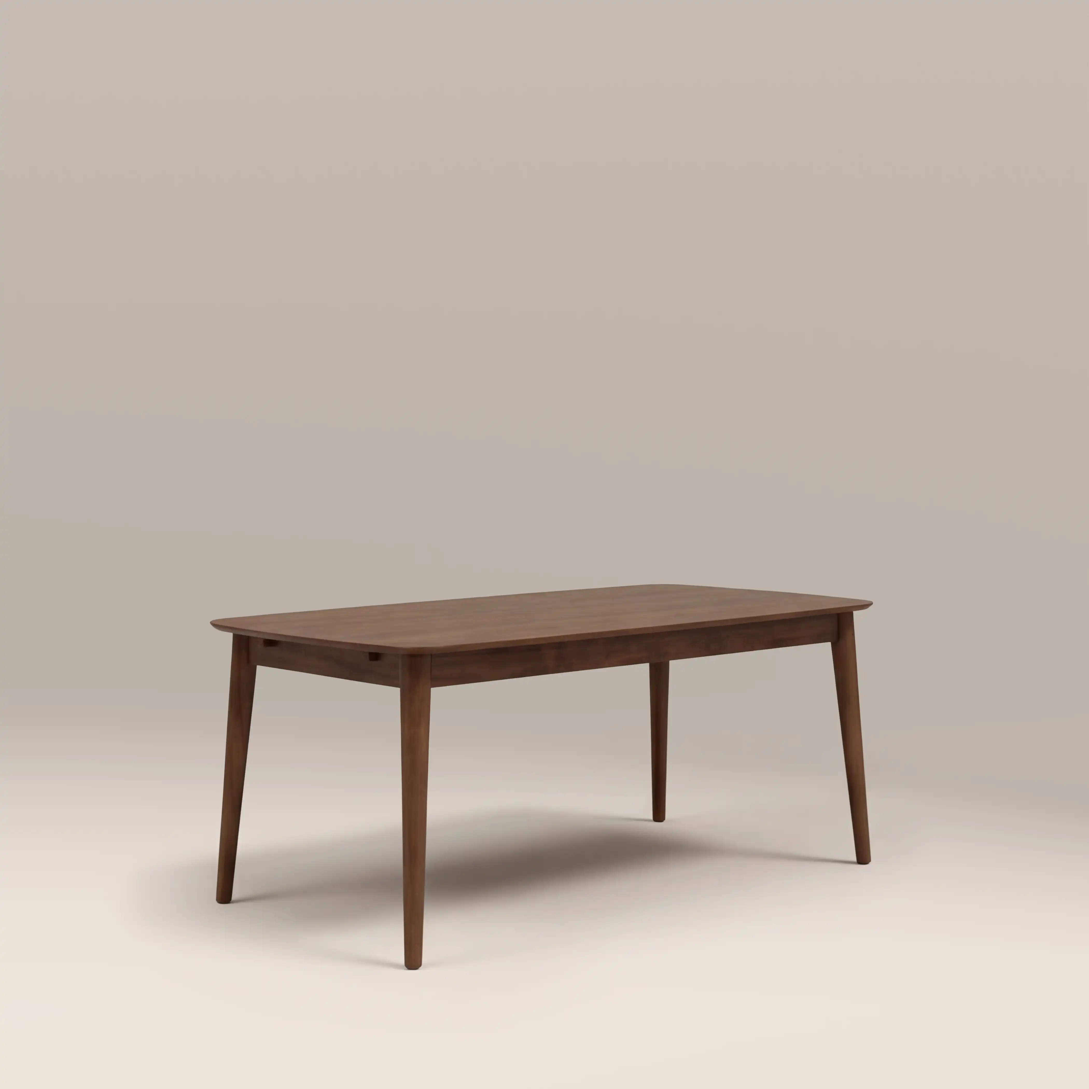 Abbe 6-10 Seat Rectangle
  Wooden Extendable Dining Table | Walnut - Image 5