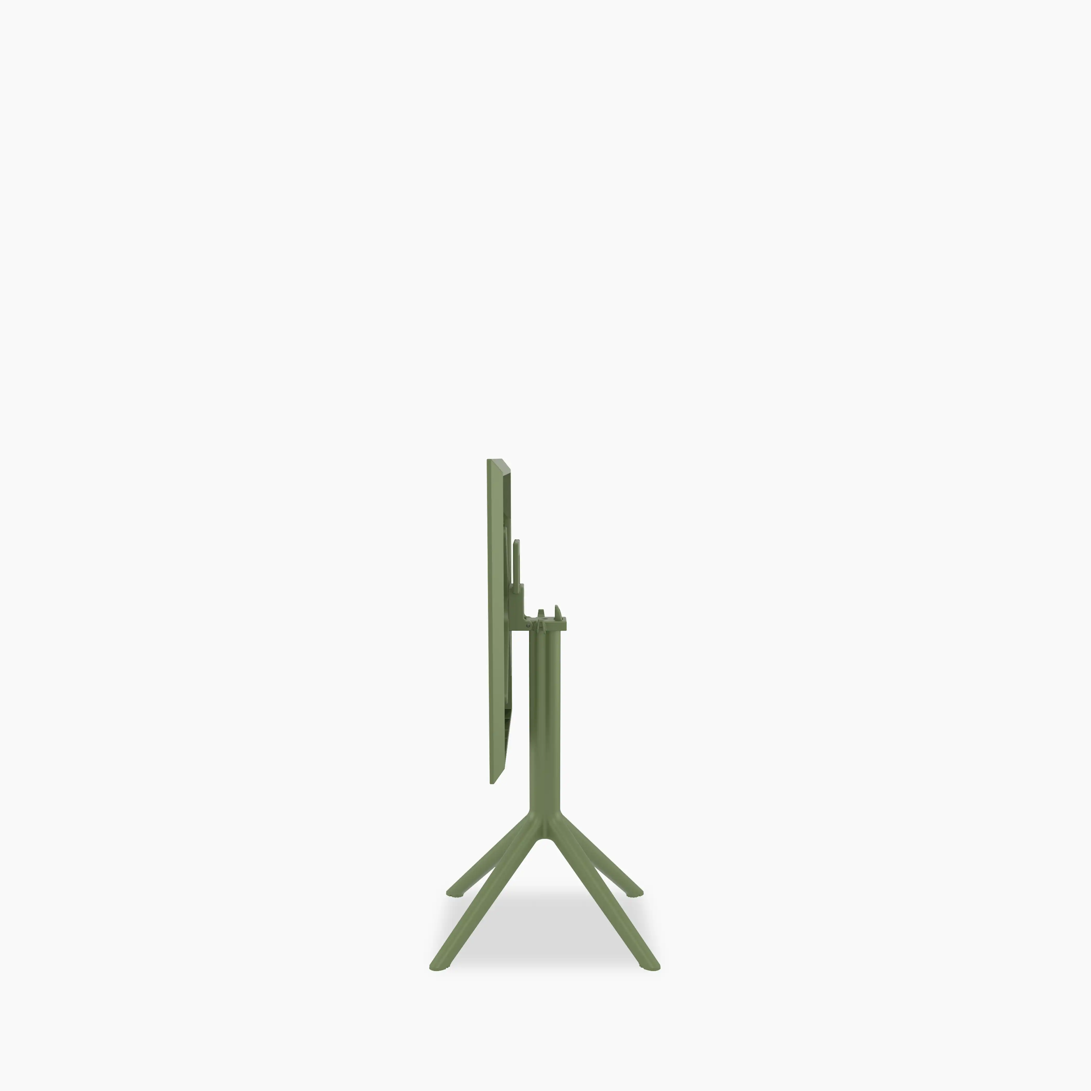 Aiden 4 Seat Square Folding Cafe Table | Green - Image 3