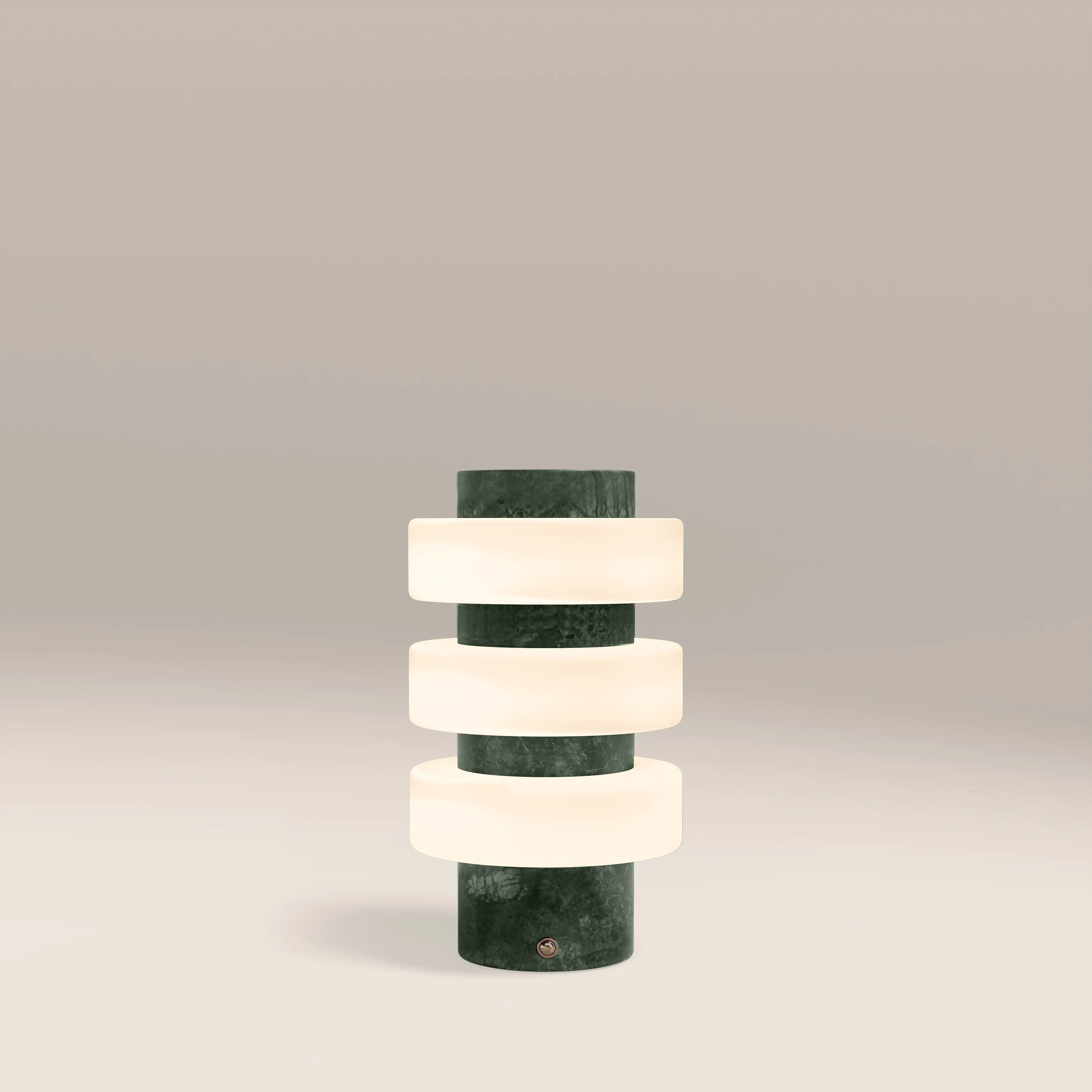 Alanis Table Lamp | Dark Green Marble - Image 3
