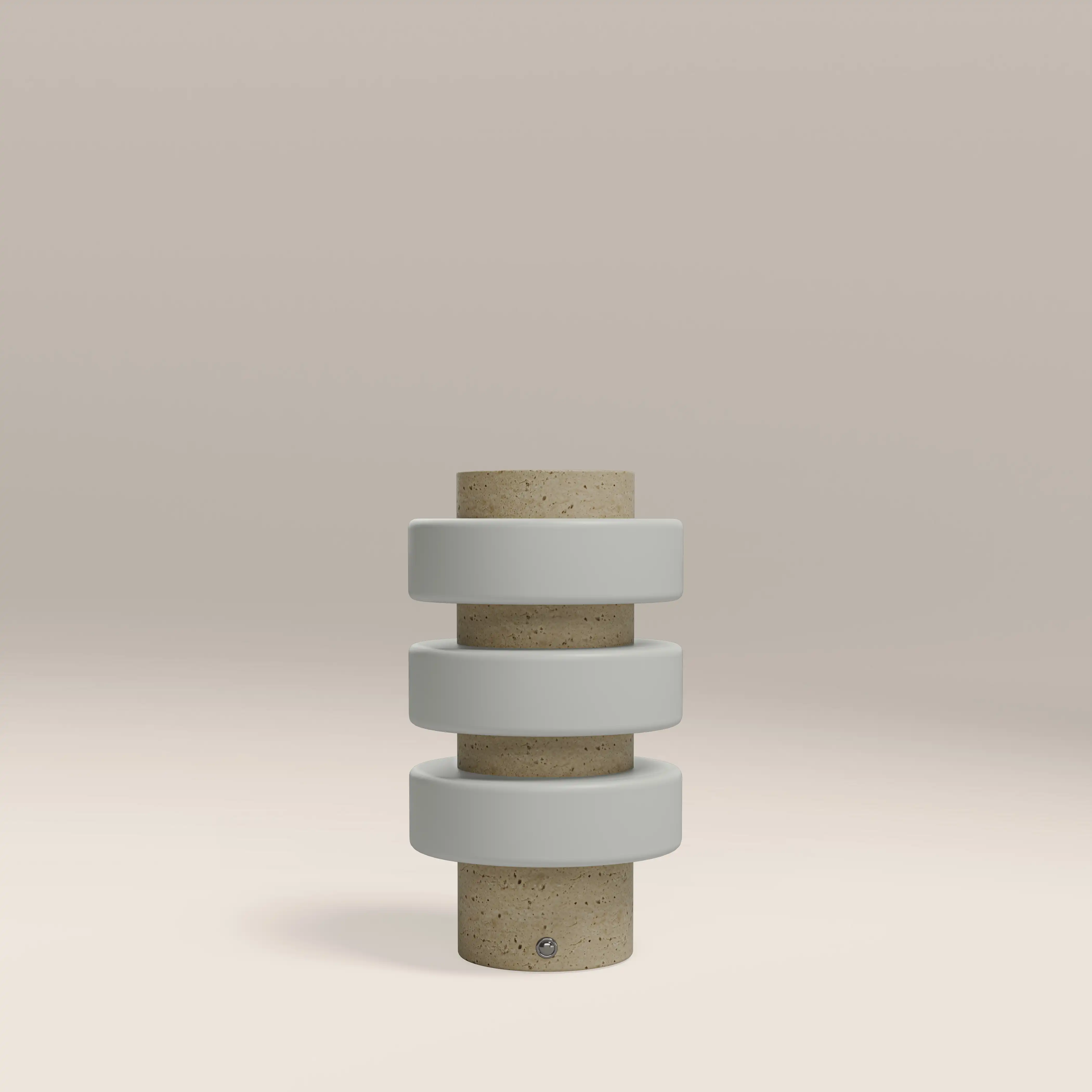 Alanis Table Lamp | Natural Travertine - Image 2