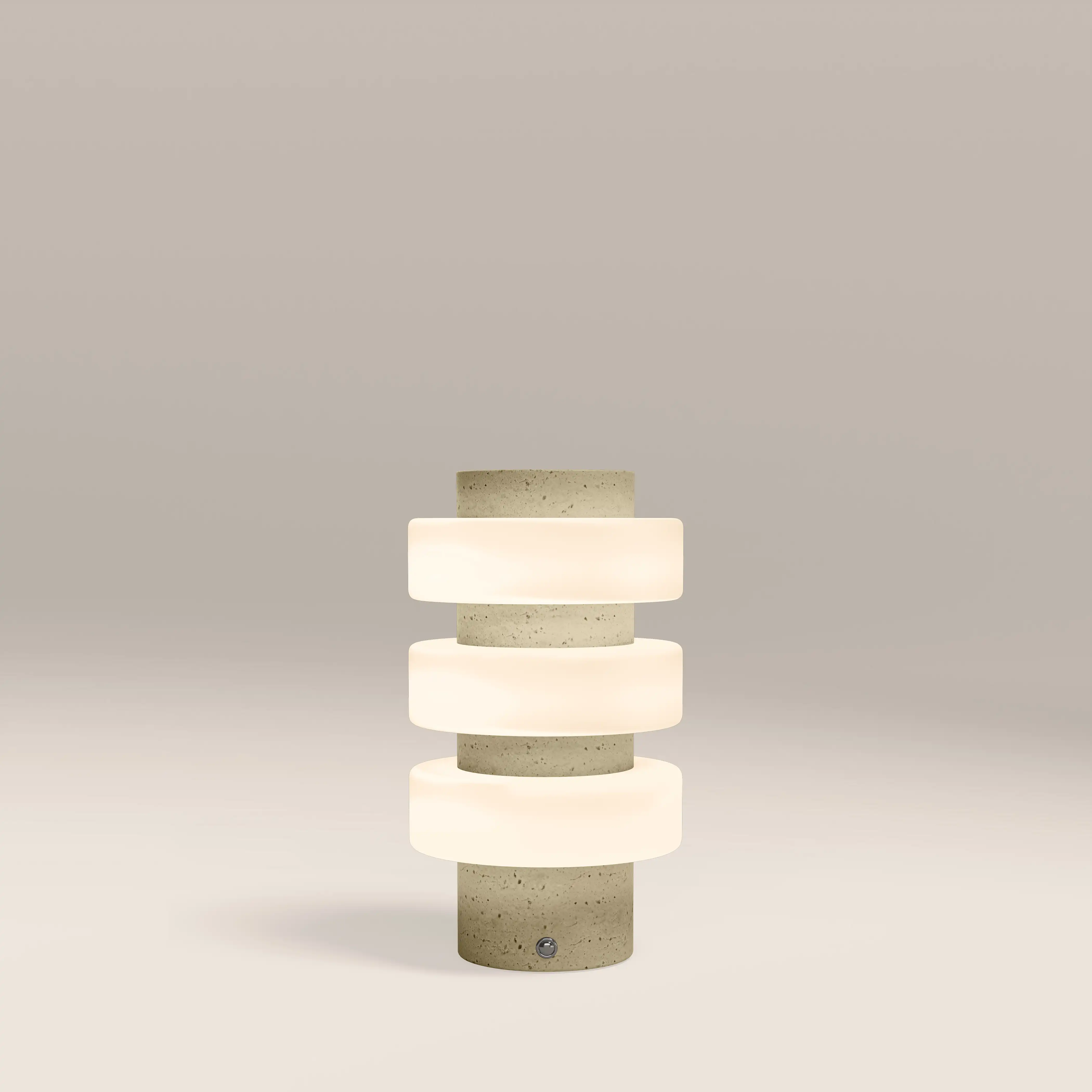 Alanis Table Lamp | Natural Travertine - Image 3