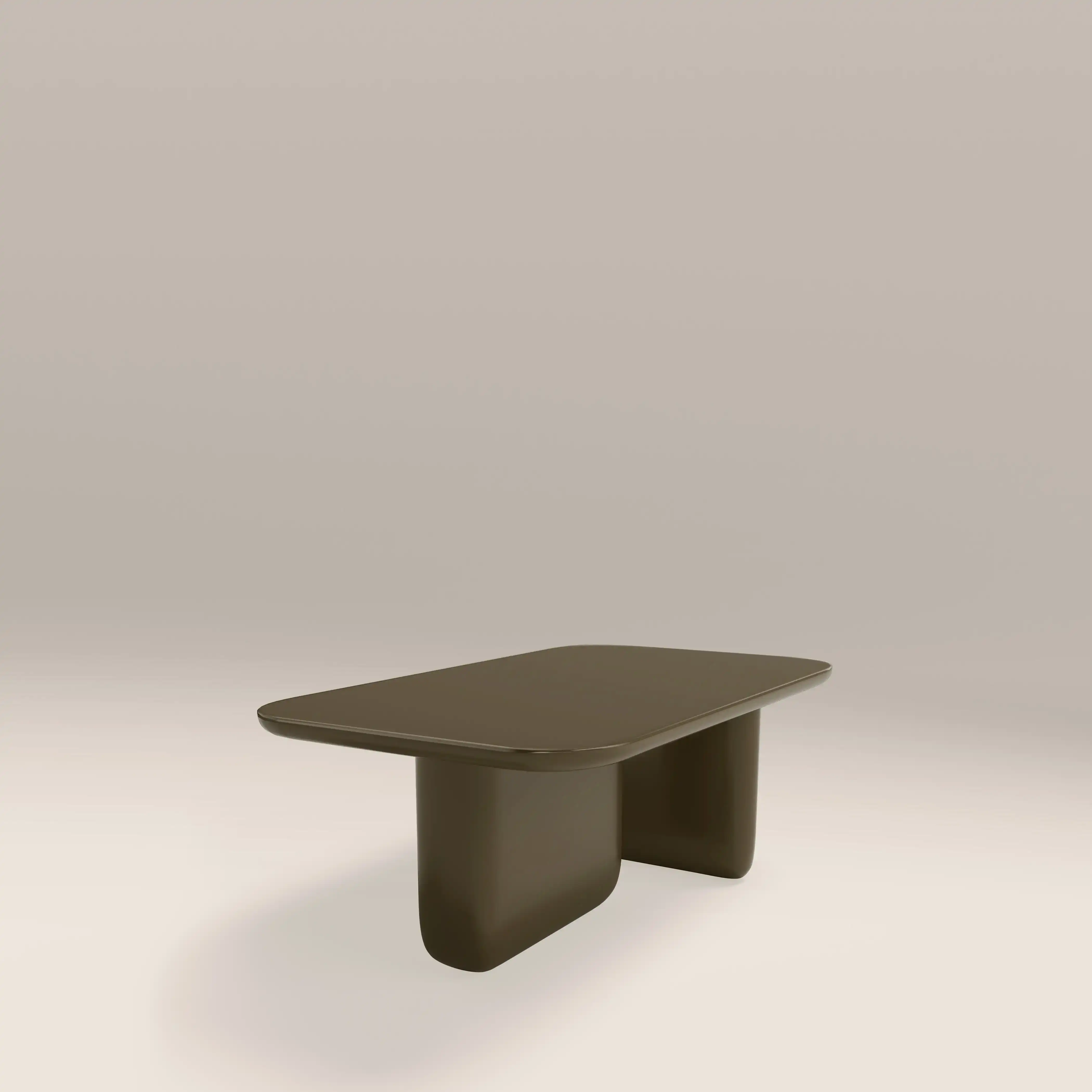 Aliza Rectangle Coffee Table | High Gloss Clay Green - Image 2