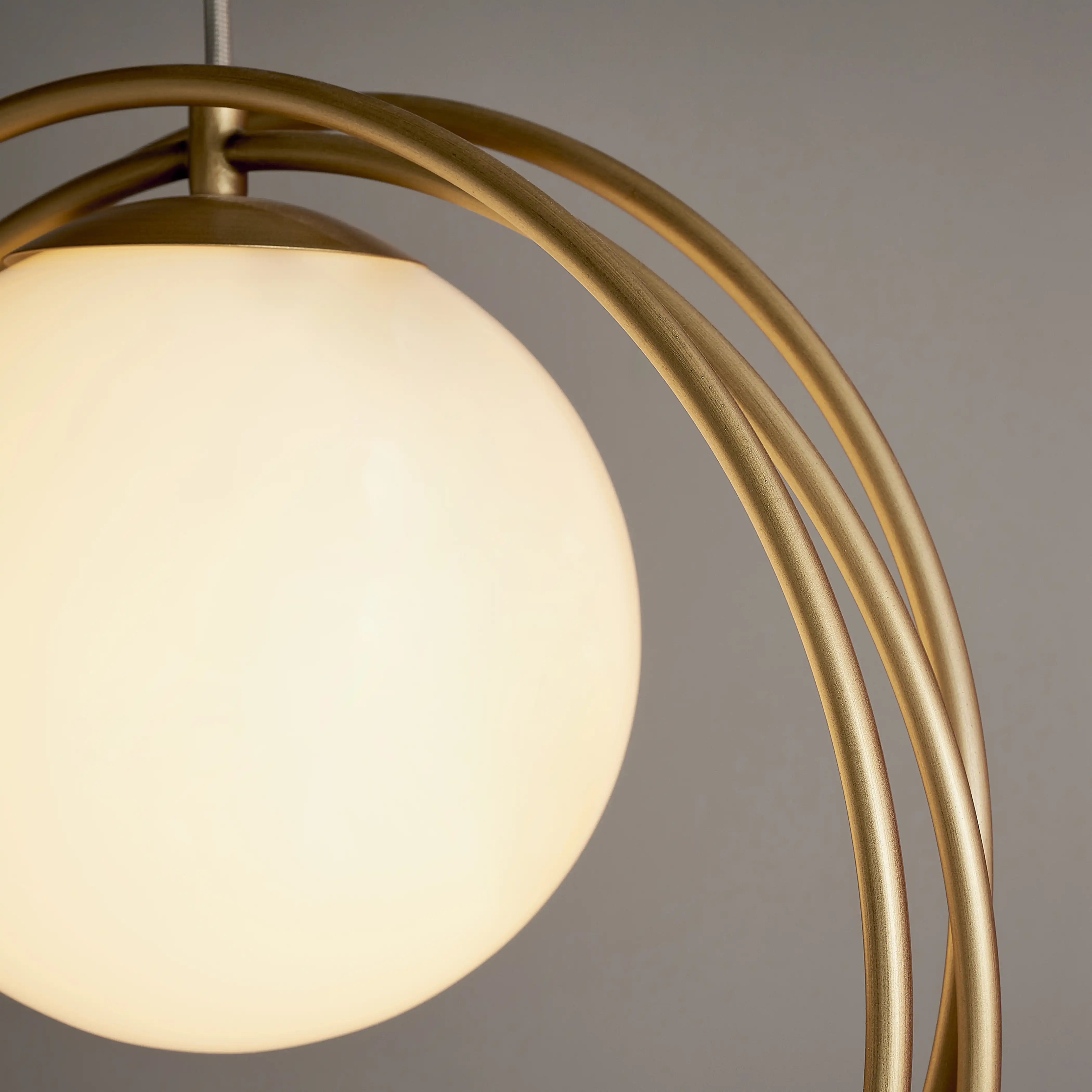 Altra Pendant Light | Opal & Brass - Image 6
