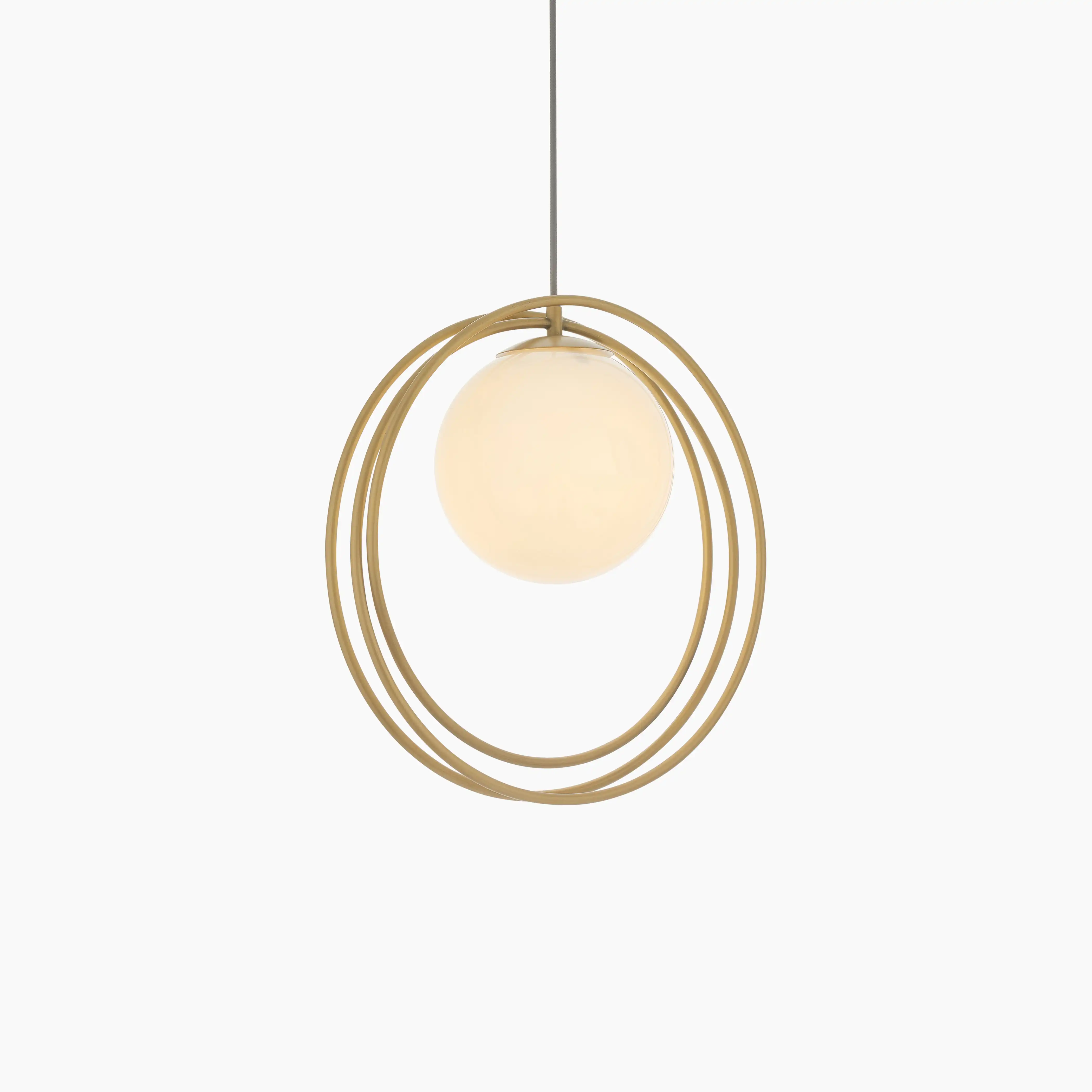 Altra Pendant Light | Opal & Brass - Image 8