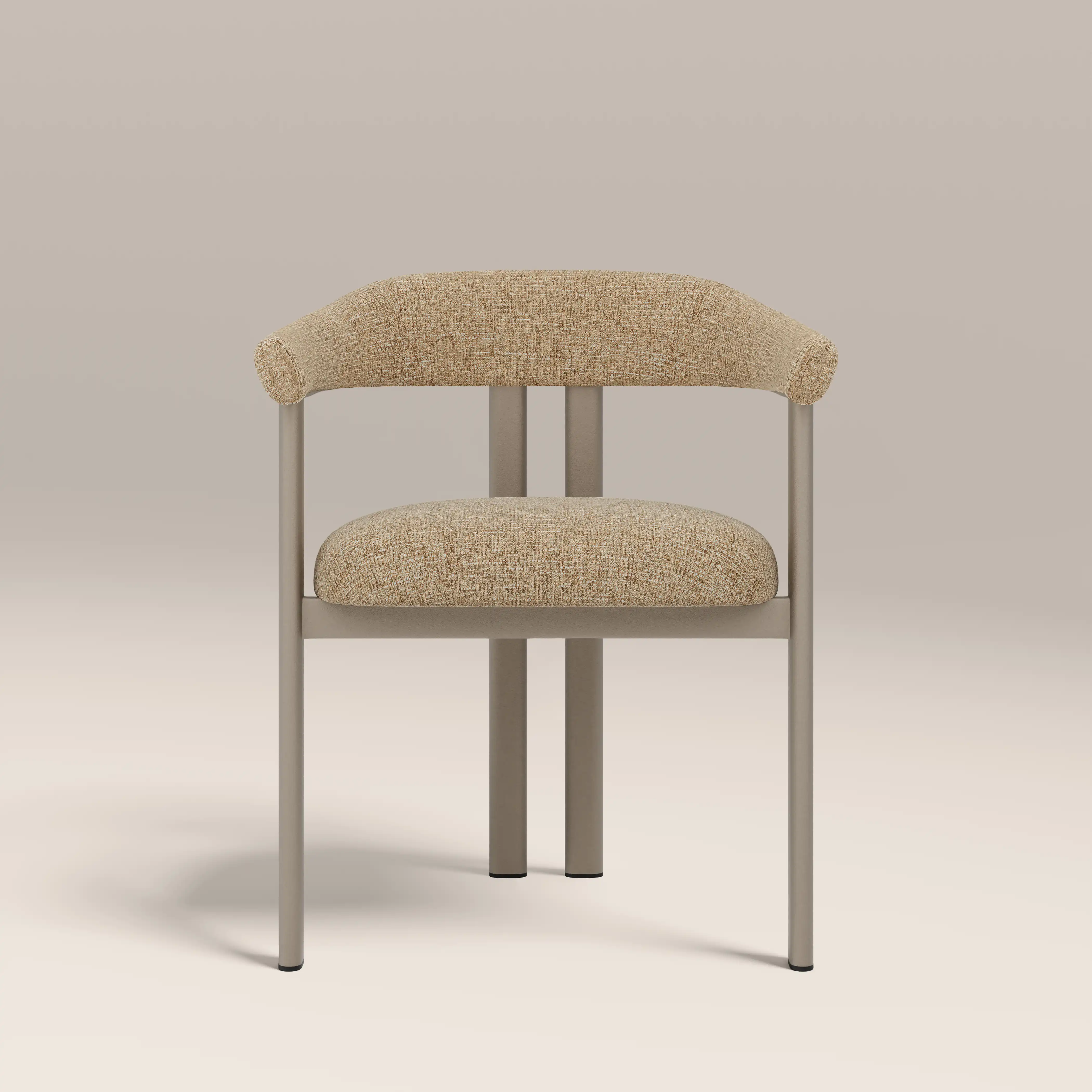 Arbor Carver Dining Chair | Speckled Latte Boucle & Latte - Image 3
