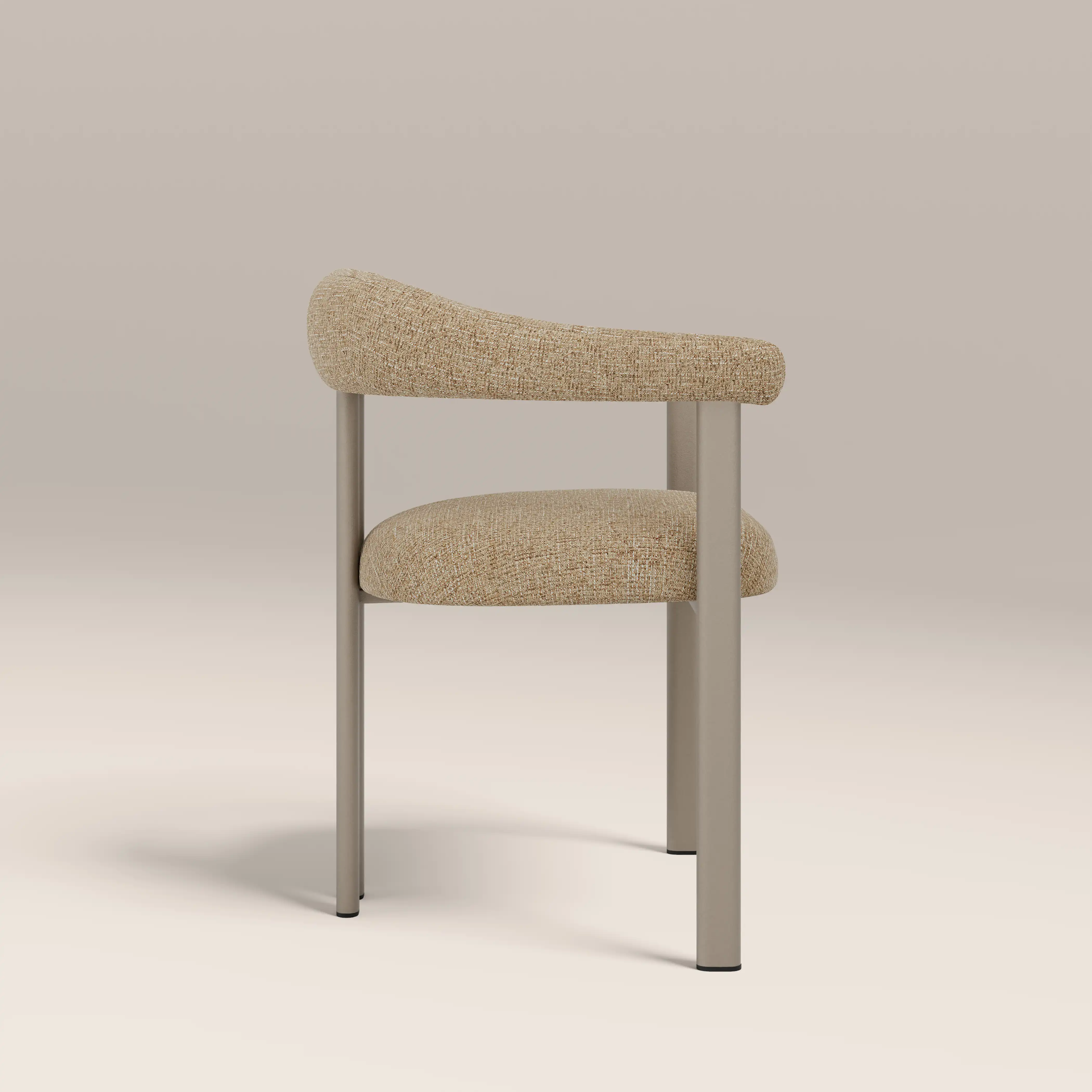 Arbor Carver Dining Chair | Speckled Latte Boucle & Latte - Image 5