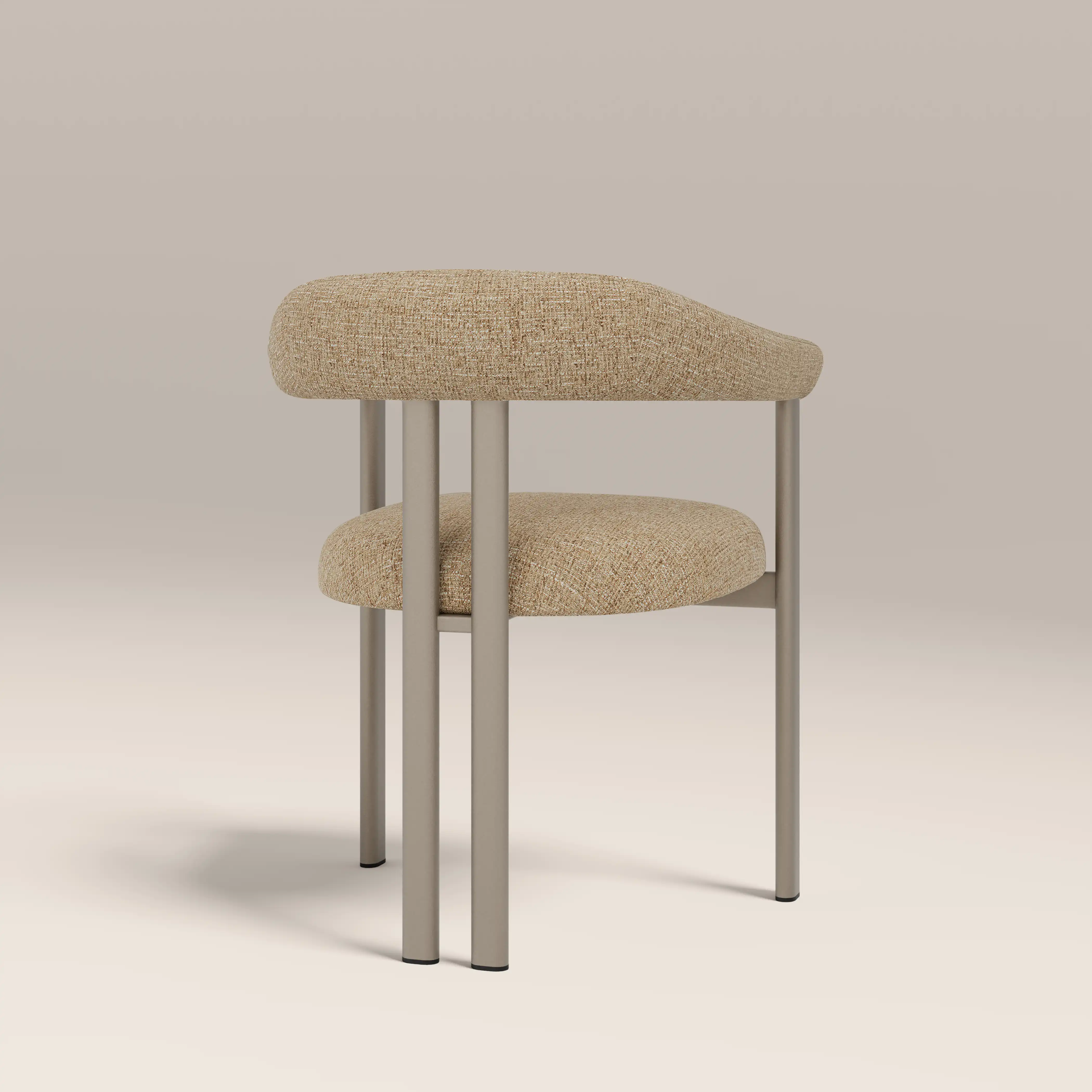 Arbor Carver Dining Chair | Speckled Latte Boucle & Latte - Image 6