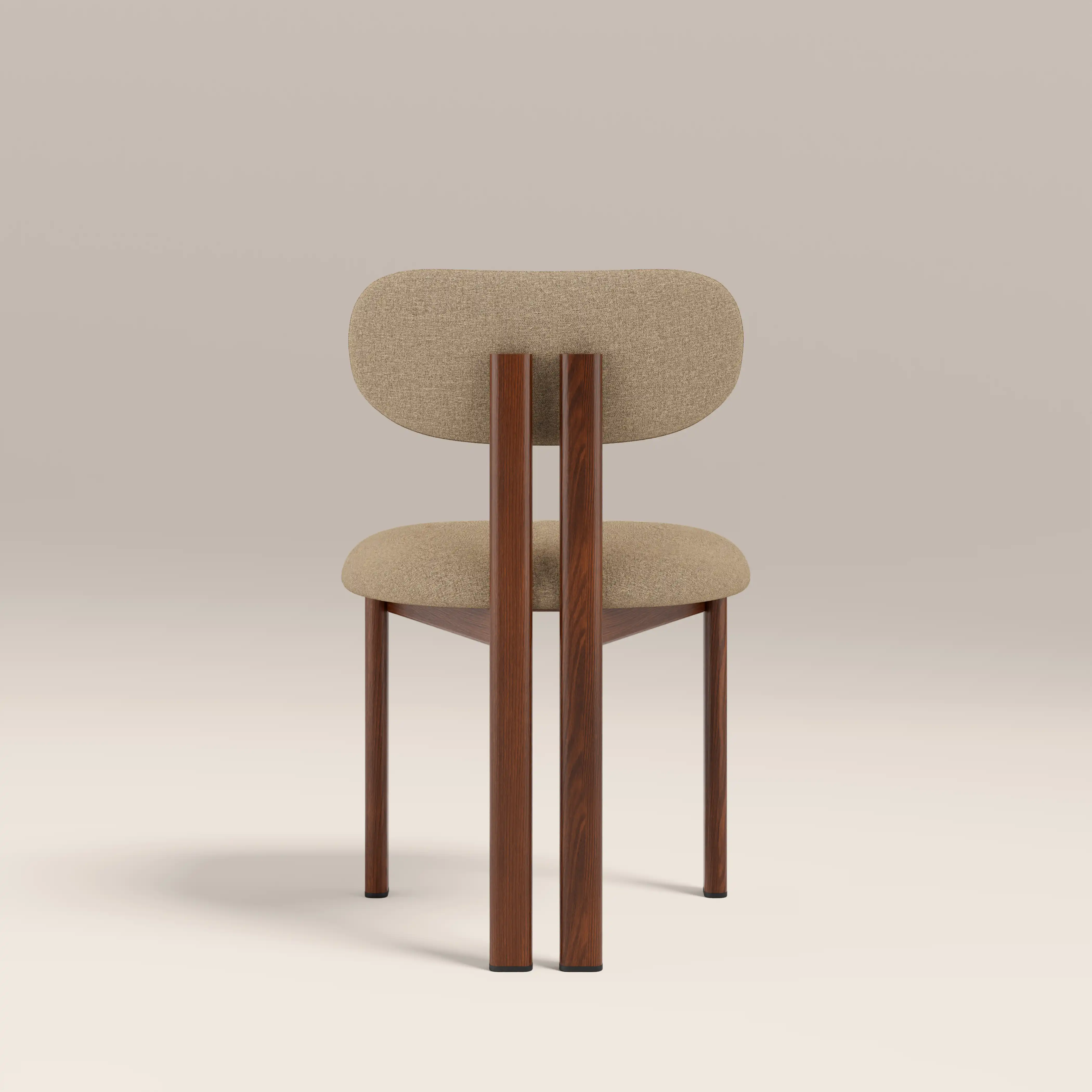 Arbor Dining Chair | Latte Sustainable Fabric & Walnut - Image 6