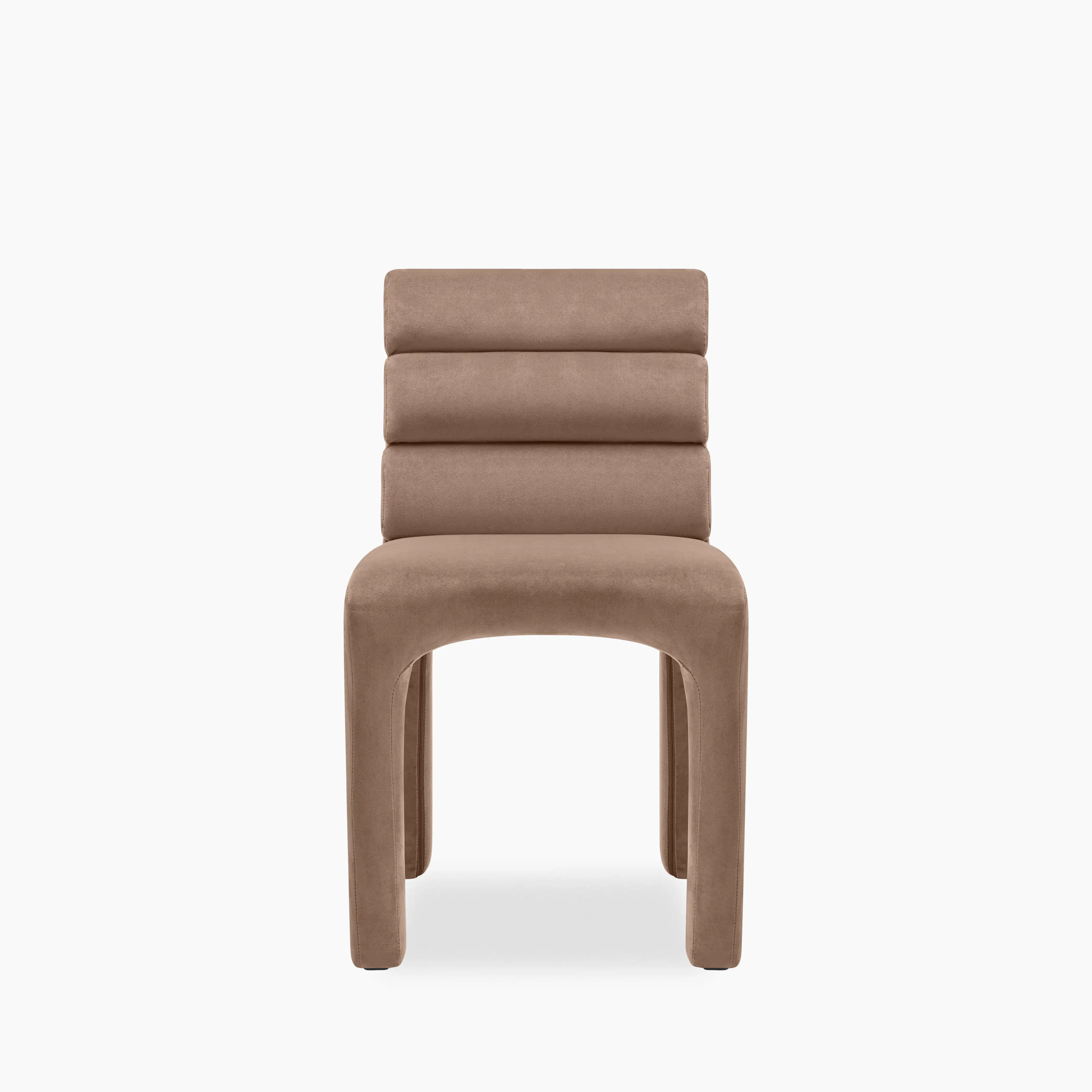 Arlo Dining Chair | Taupe Sustainable Velvet - Image 4