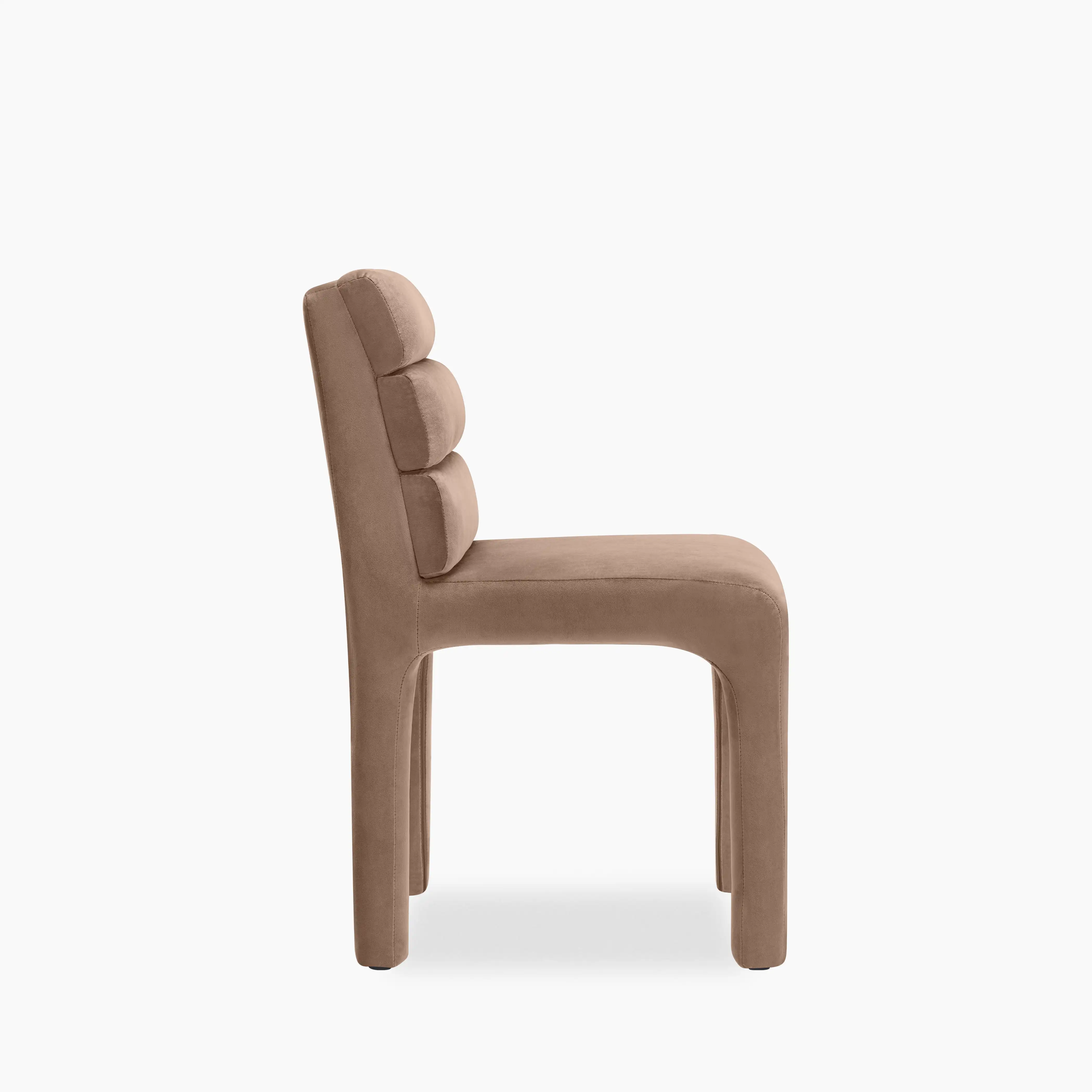 Arlo Dining Chair | Taupe Sustainable Velvet - Image 5