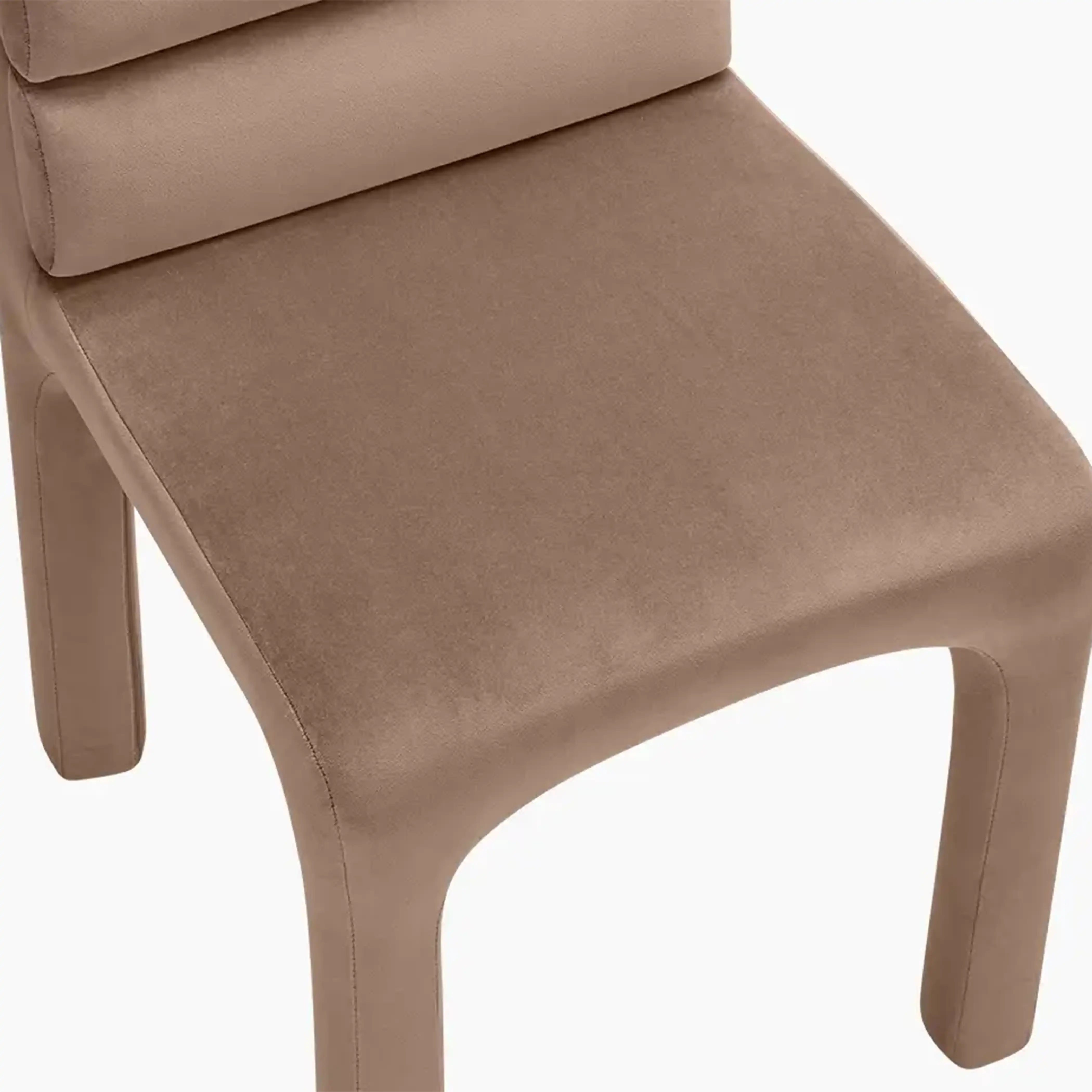Arlo Dining Chair | Taupe Sustainable Velvet - Image 8