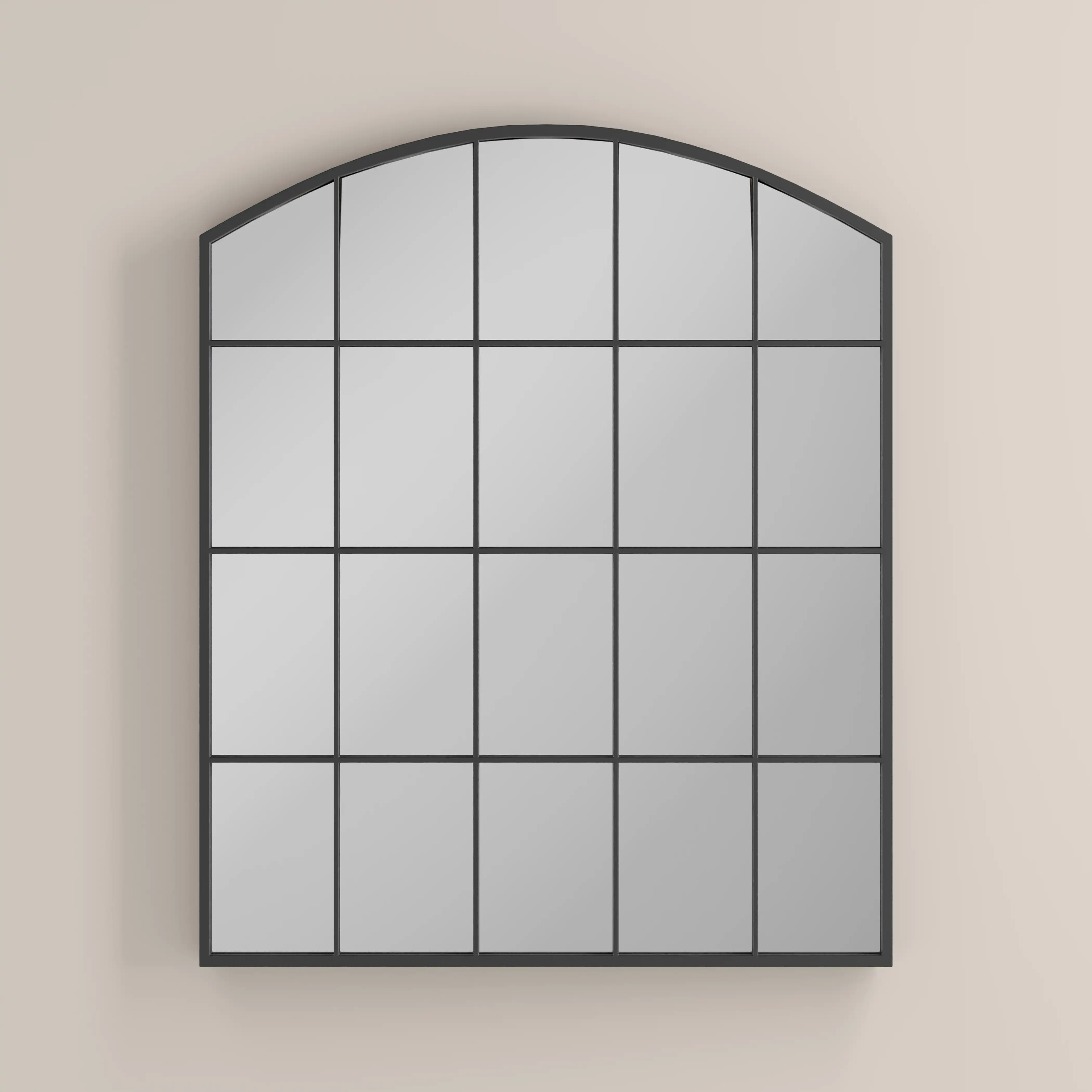 Arlon Arch Wall Mirror, 90 x 80 cm | Black - Image 2