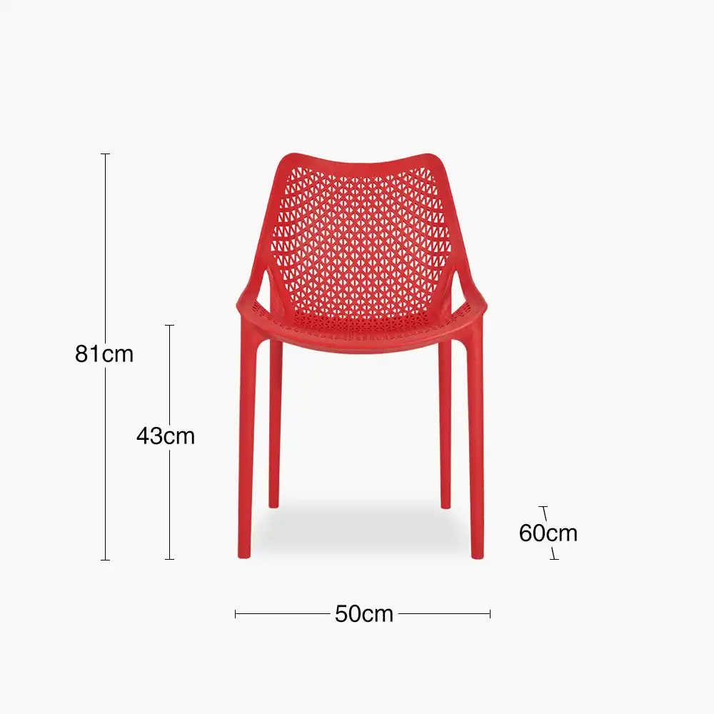 Arlon Dining Chair | Red - Image 6