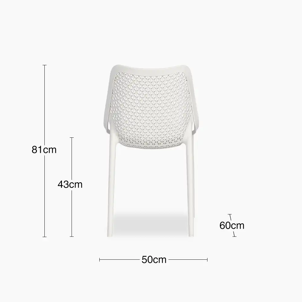 Arlon Dining Chair | White - Image 6
