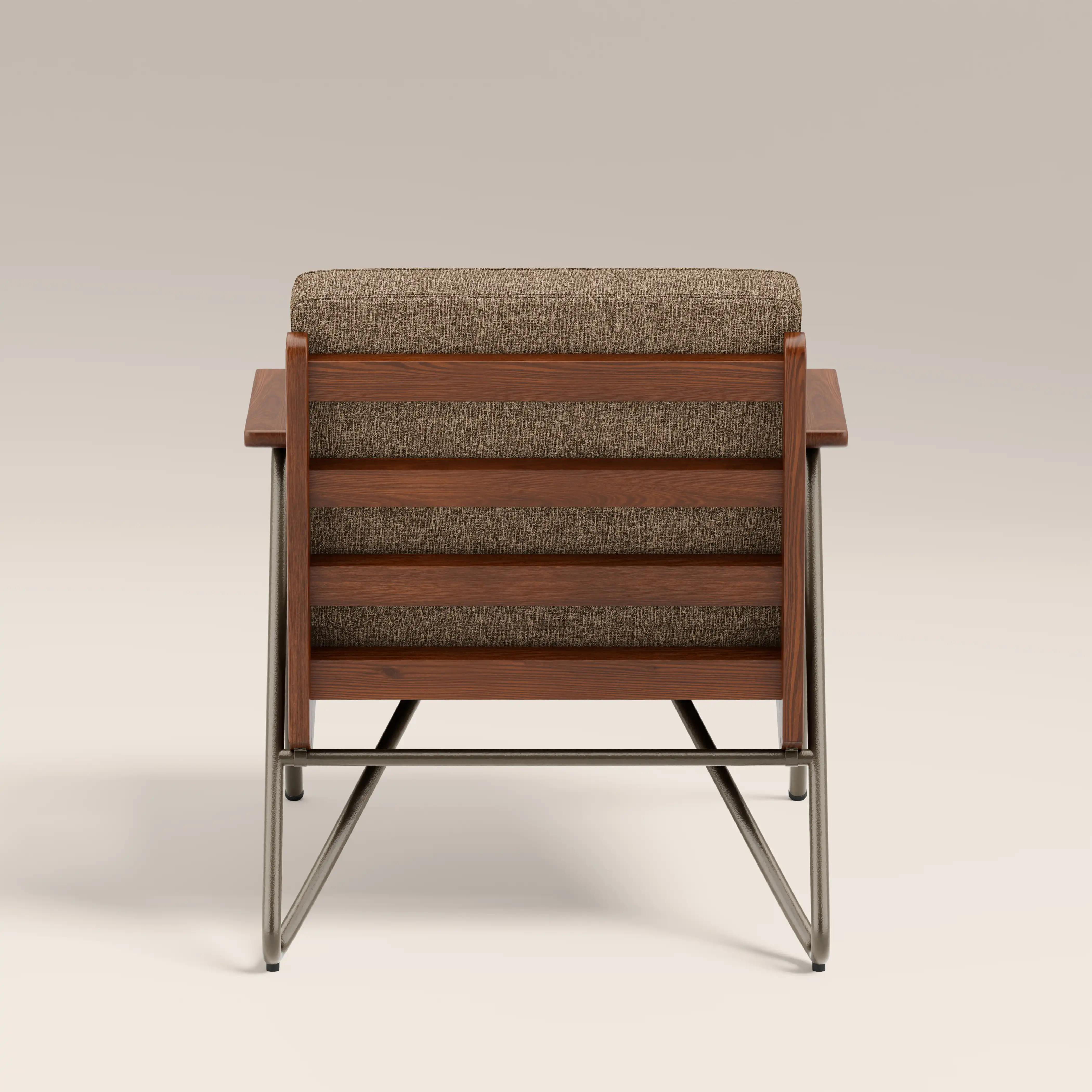 Aspen Accent Chair | Speckled Cappuccino Boucle & Walnut - Image 7