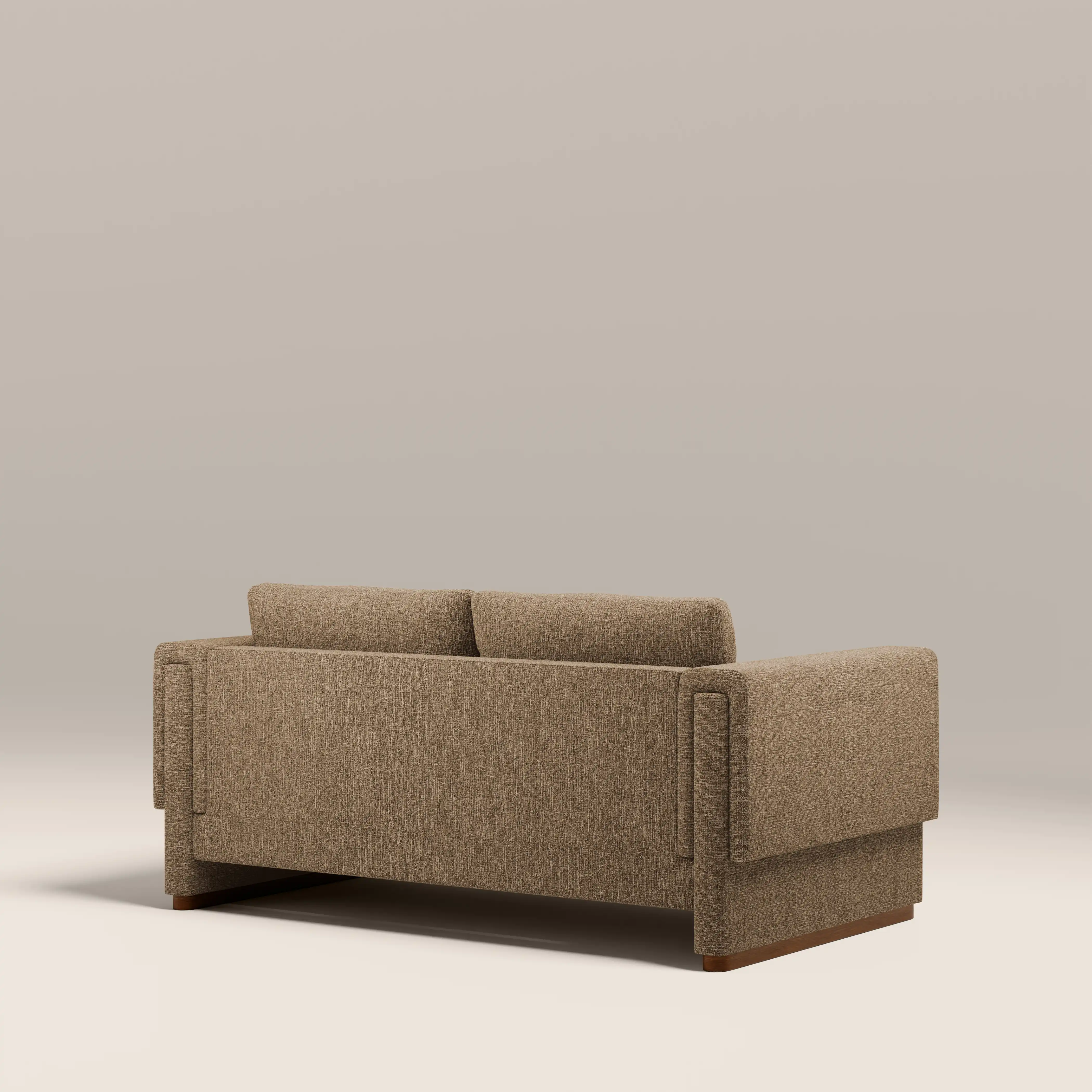 Ava 2 Seater Sofa Bed | Speckled Cappuccino Boucle - Image 9