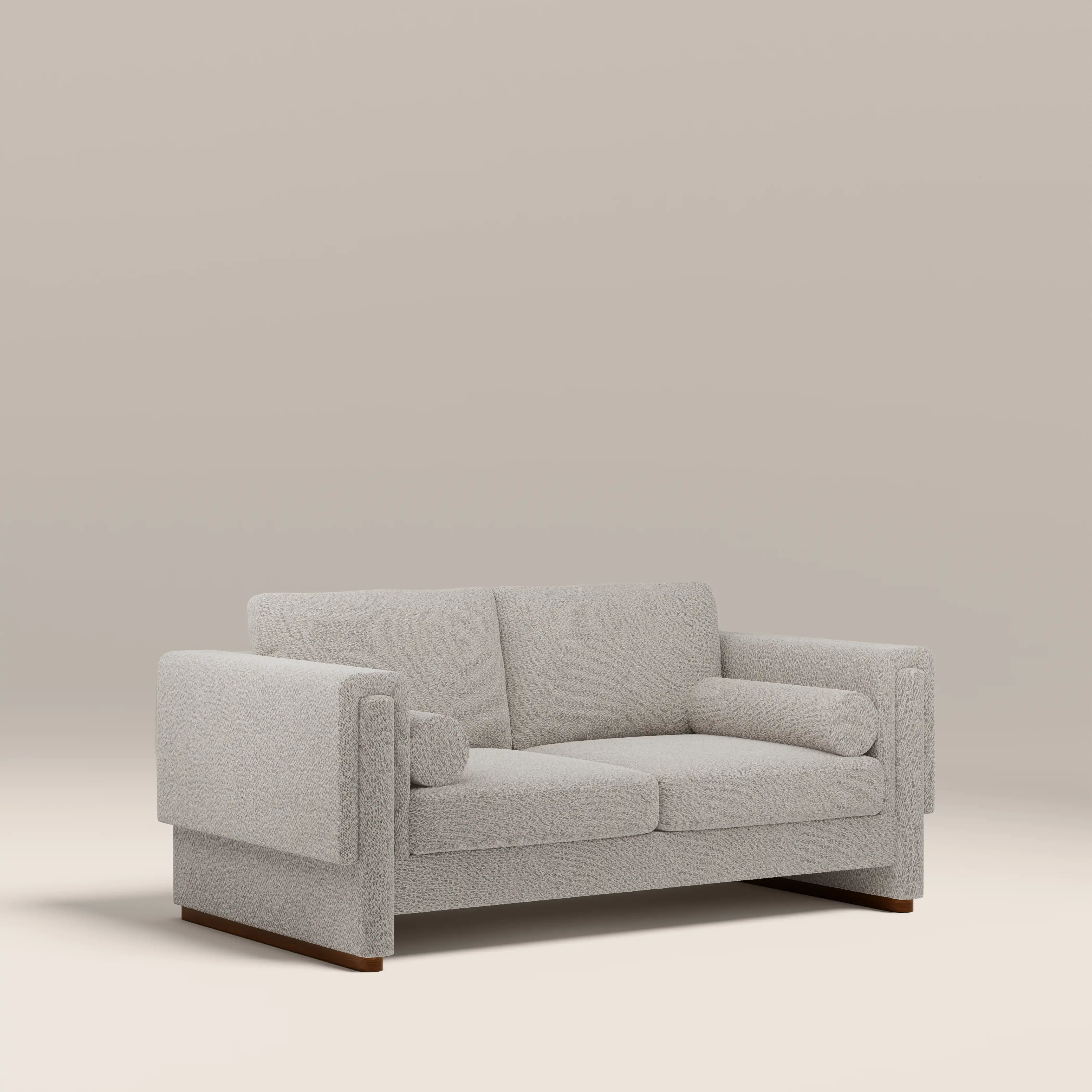 Ava 2 Seater Sofa Bed | Speckled Stone Sustainable Boucle - Image 4