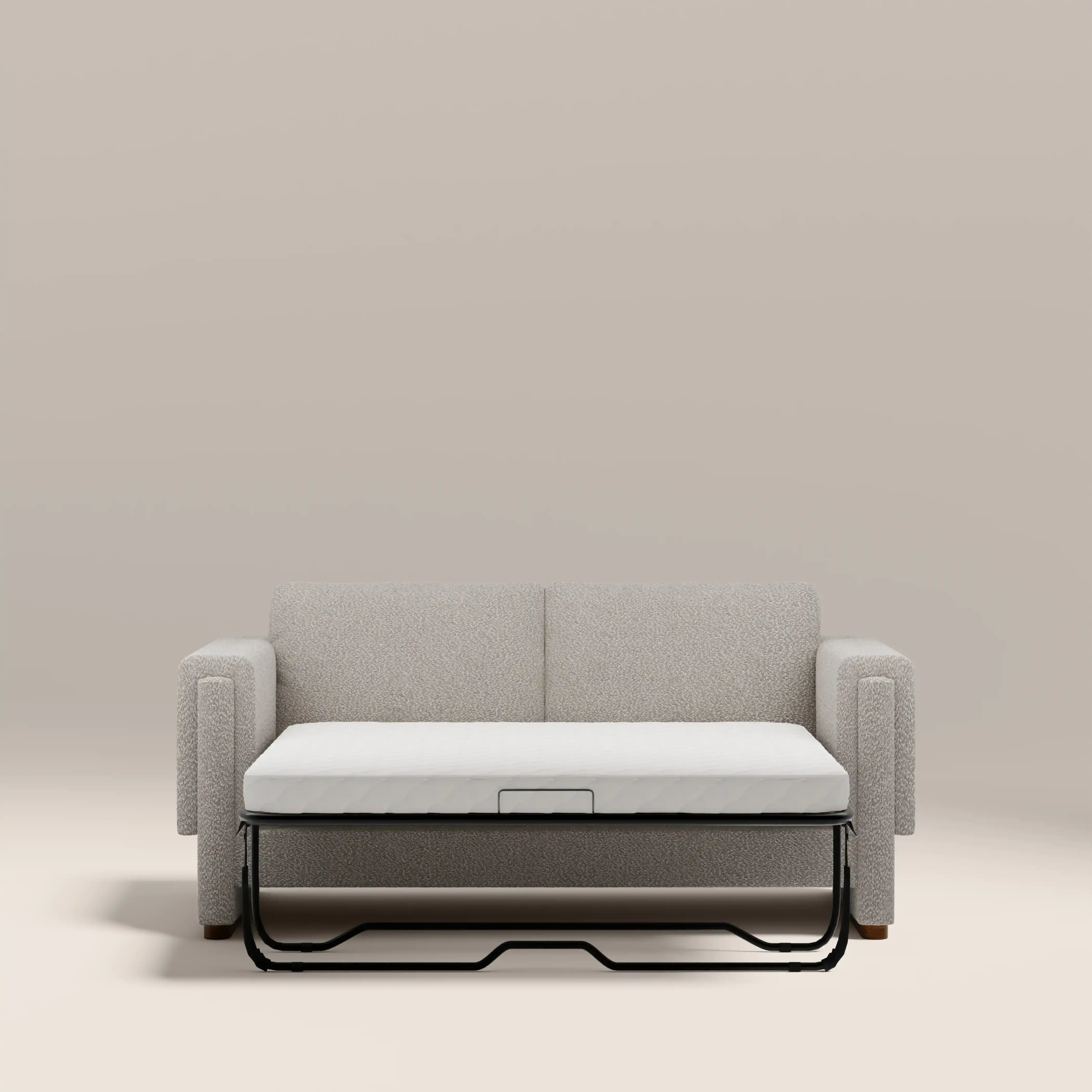 Ava 2 Seater Sofa Bed | Speckled Stone Sustainable Boucle - Image 6