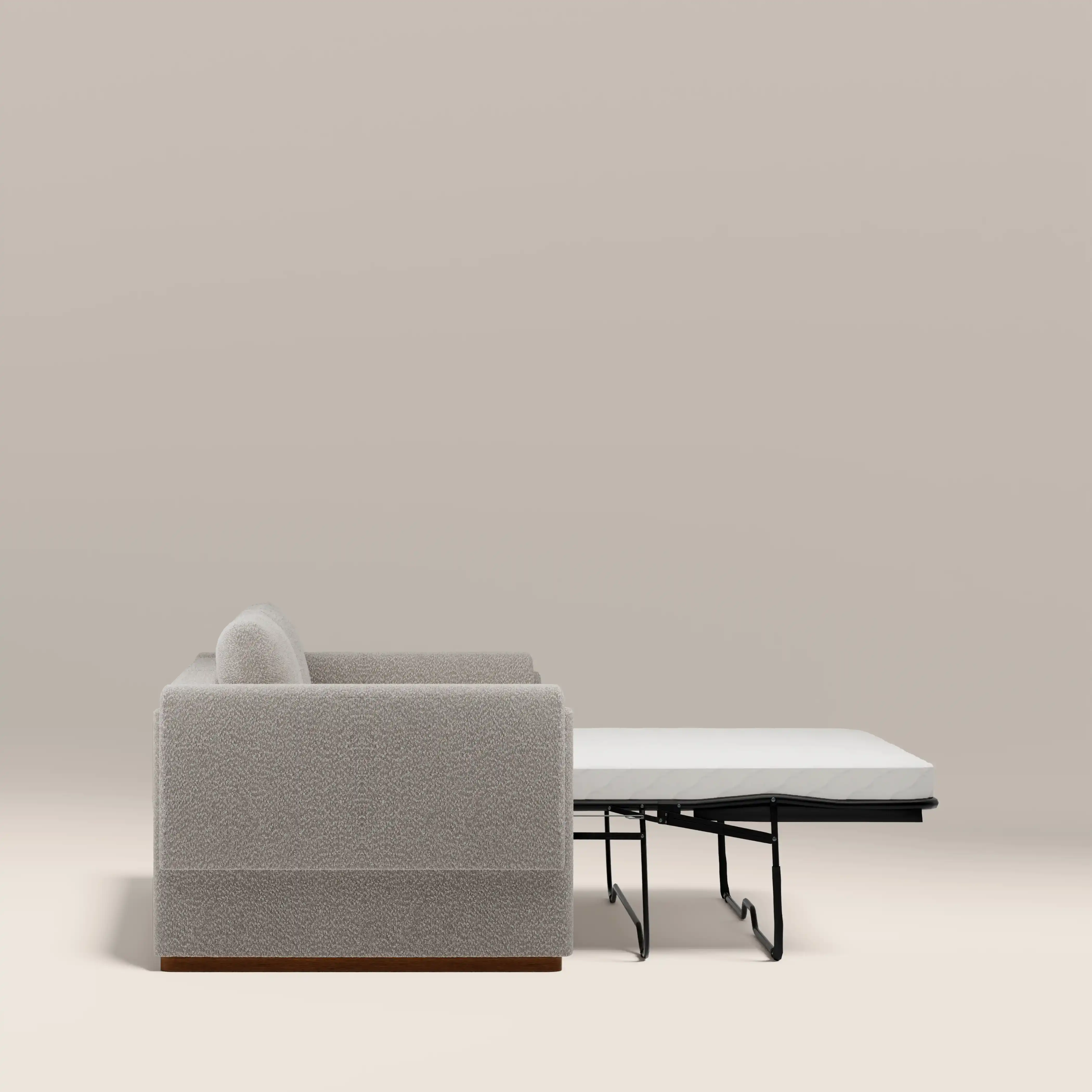 Ava 2 Seater Sofa Bed | Speckled Stone Sustainable Boucle - Image 8