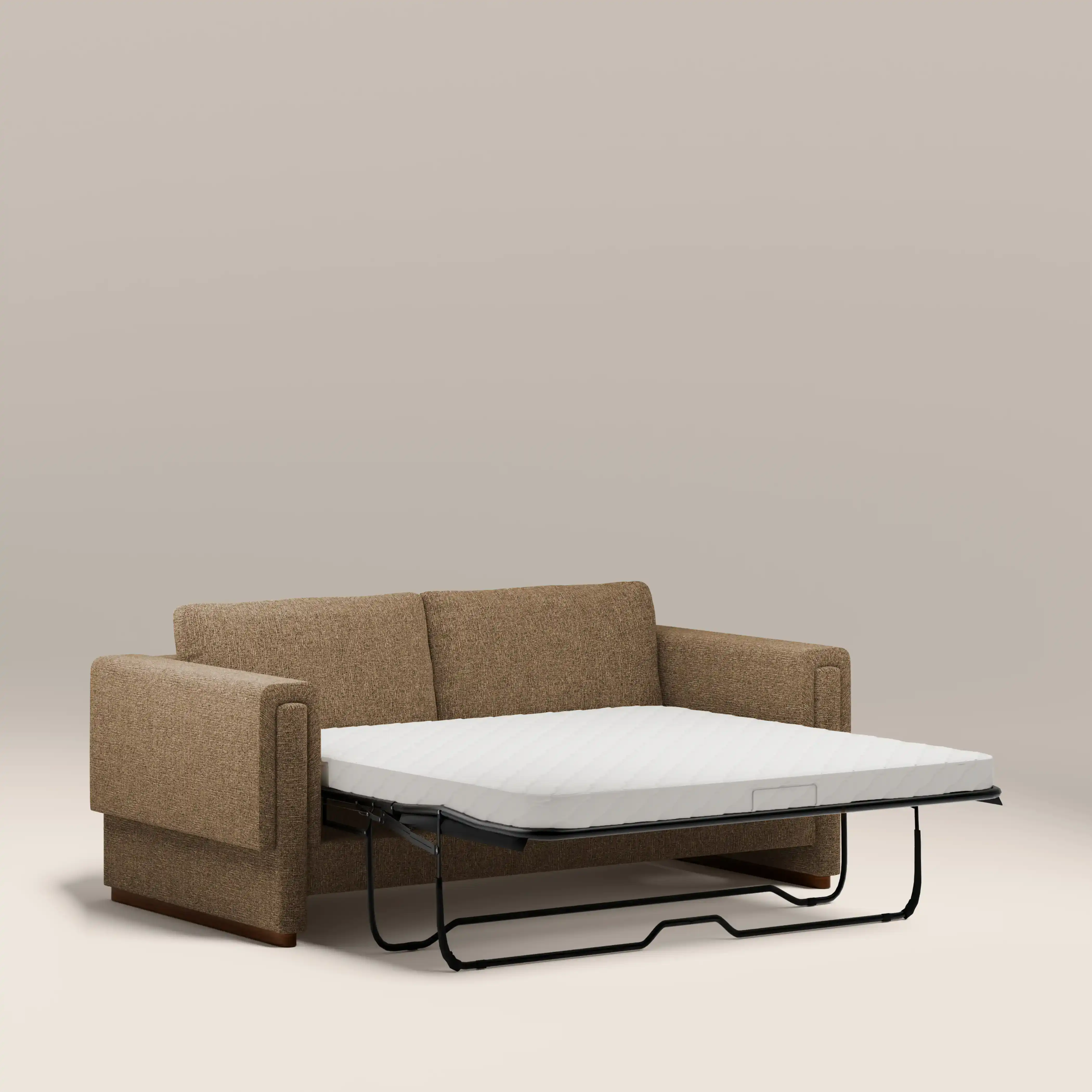 Ava 3 Seater Sofa Bed | Speckled Cappuccino Boucle - Image 5