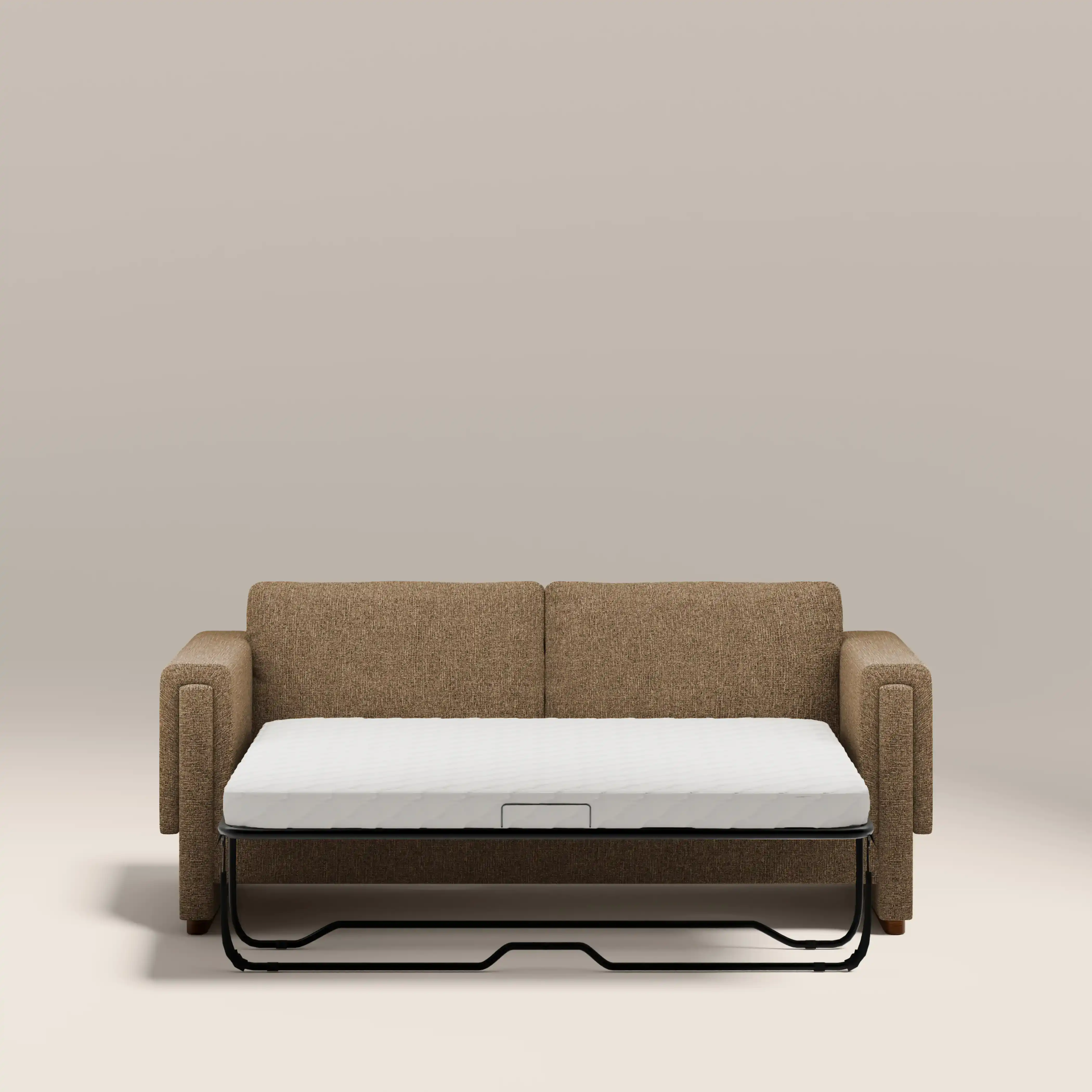 Ava 3 Seater Sofa Bed | Speckled Cappuccino Boucle - Image 6