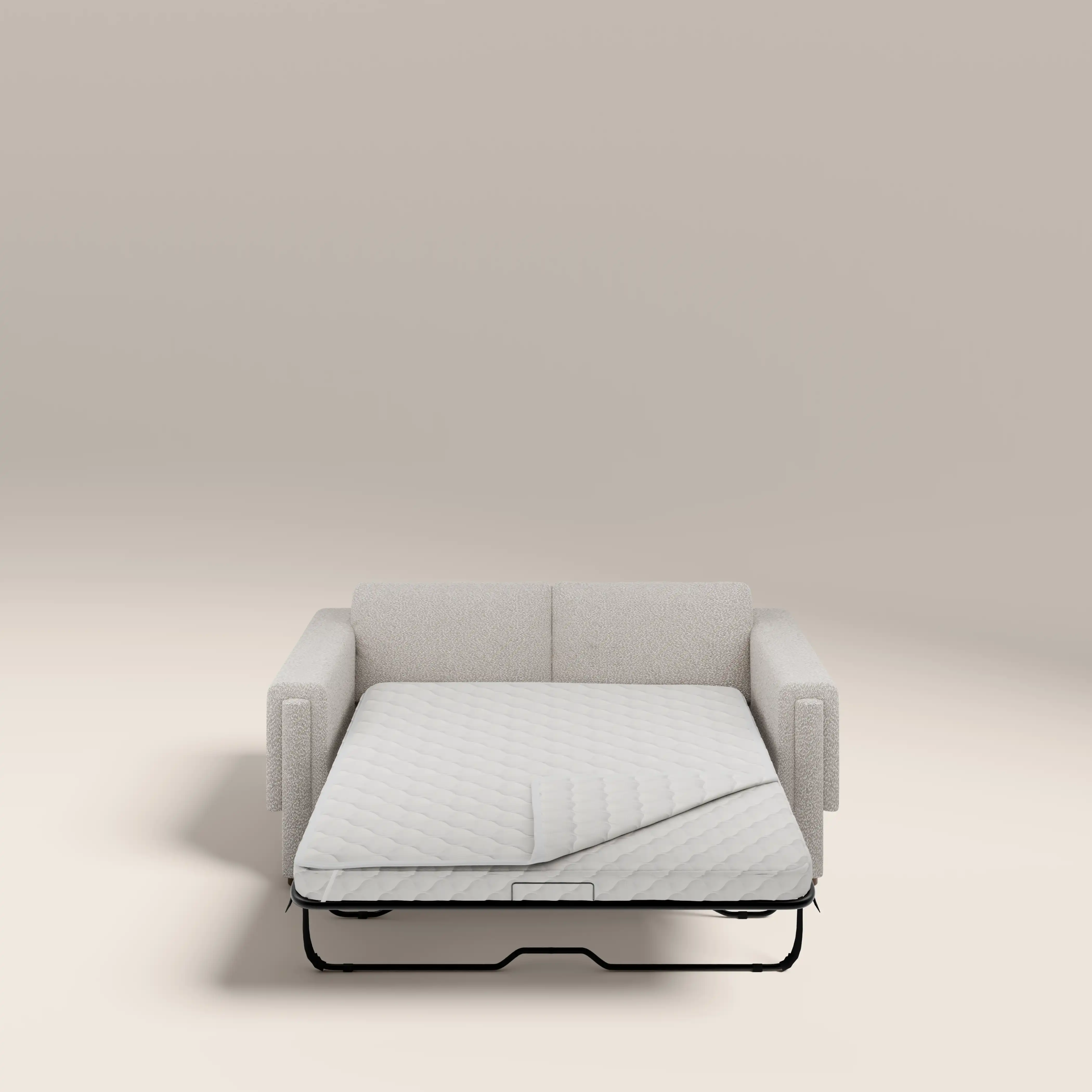 Ava 3 Seater Sofa Bed | Speckled Stone Sustainable Boucle - Image 2