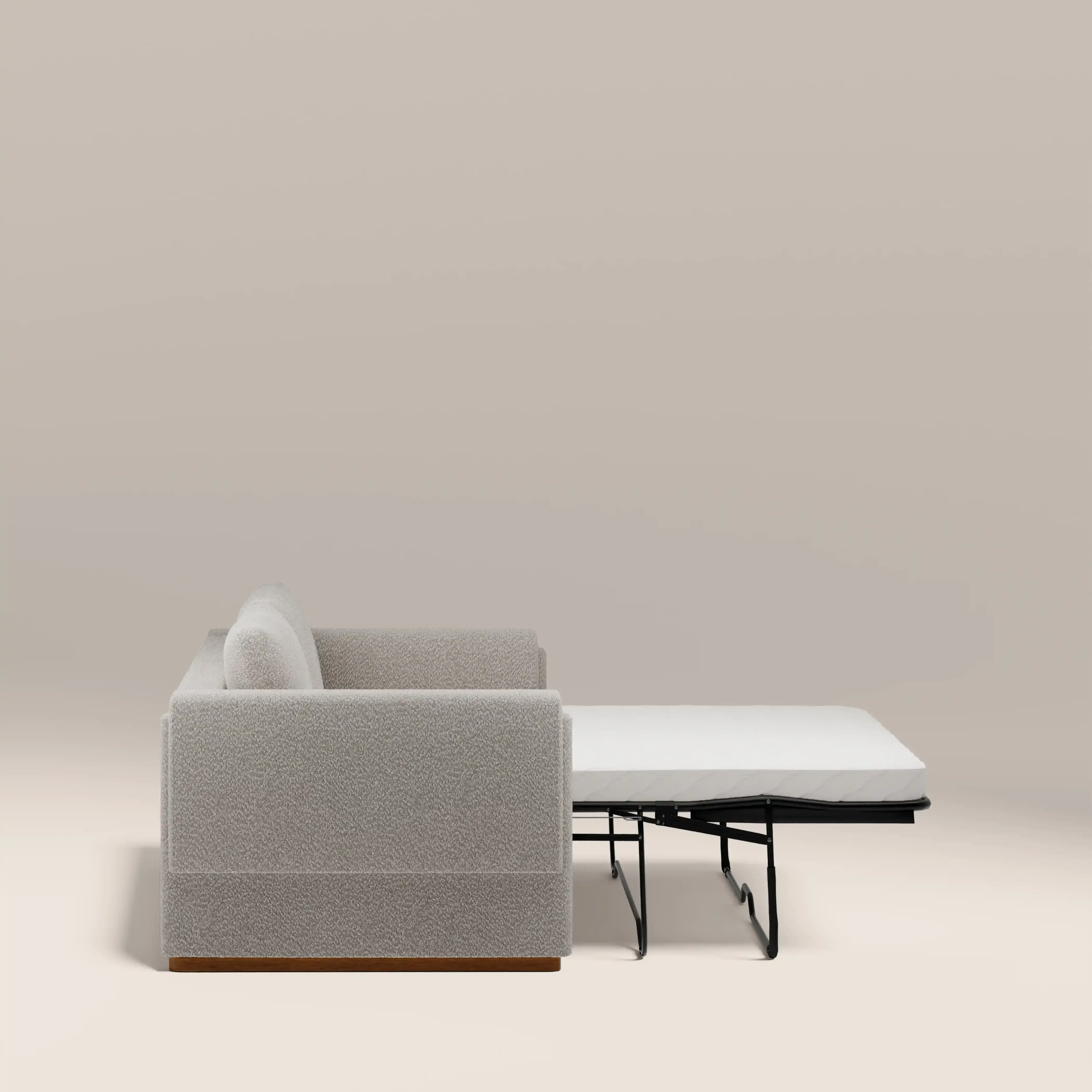Ava 3 Seater Sofa Bed | Speckled Stone Sustainable Boucle - Image 8