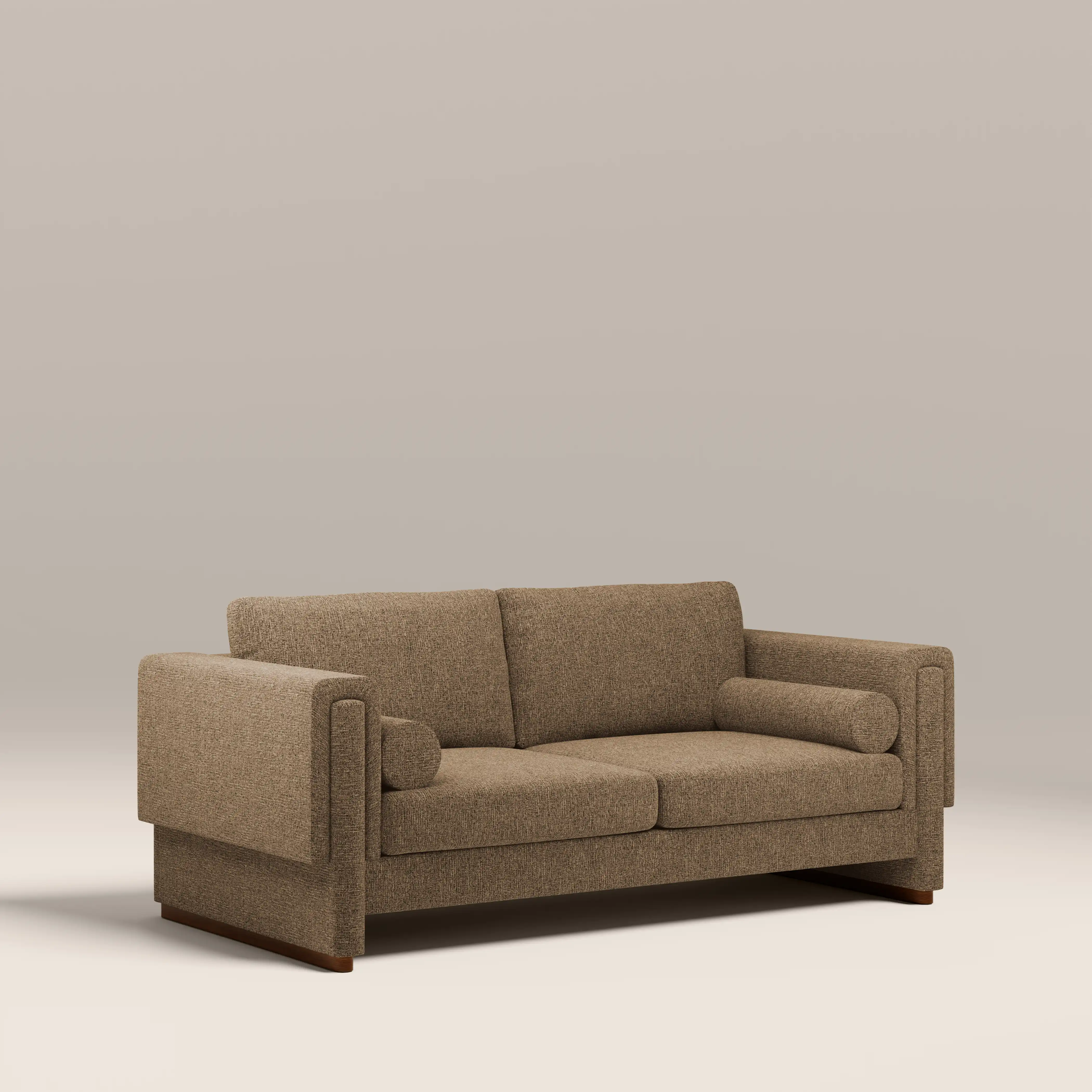 Ava 3 Seater Sofa Bed | Speckled Cappuccino Boucle - Image 4