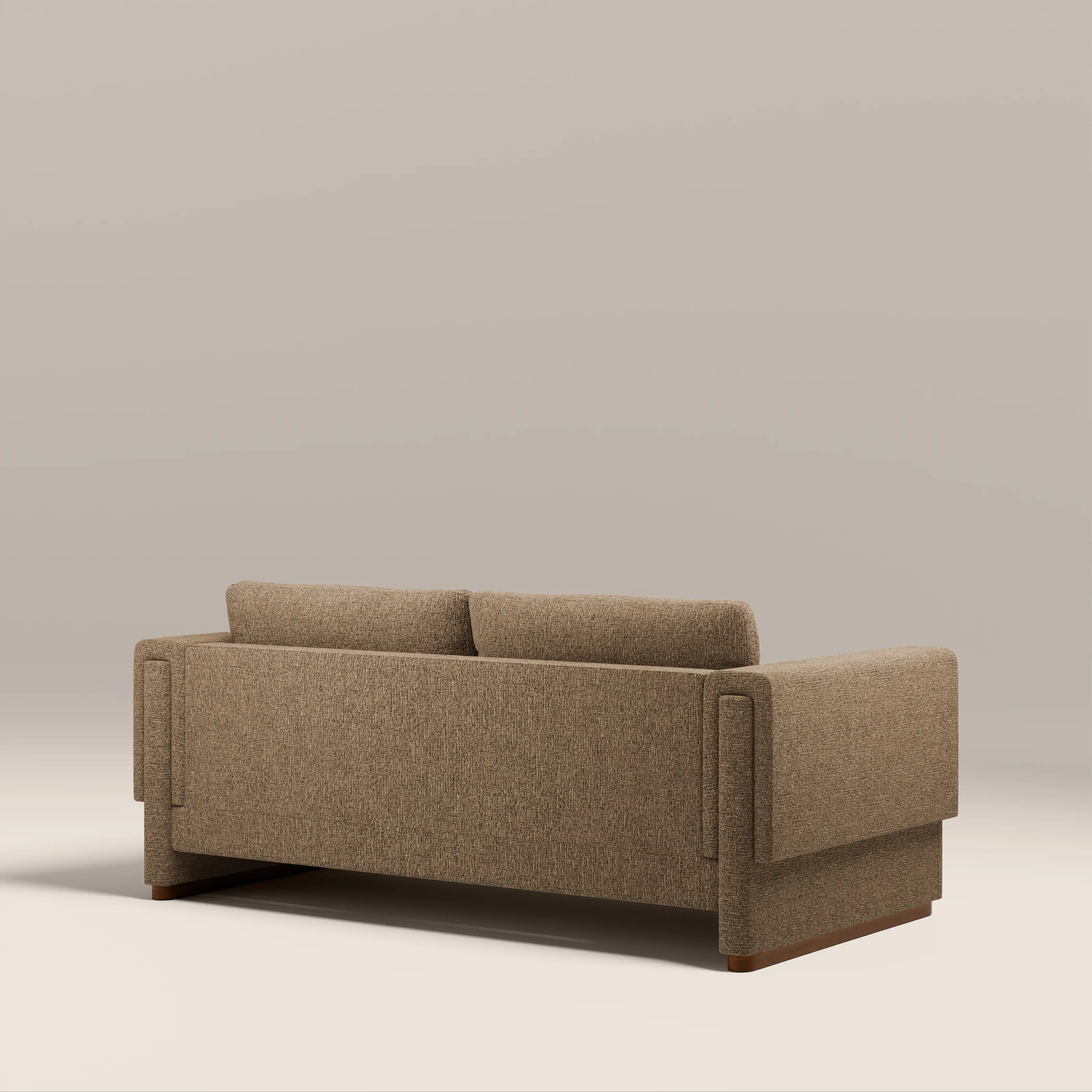 Ava 3 Seater Sofa Bed | Speckled Cappuccino Boucle - Image 9