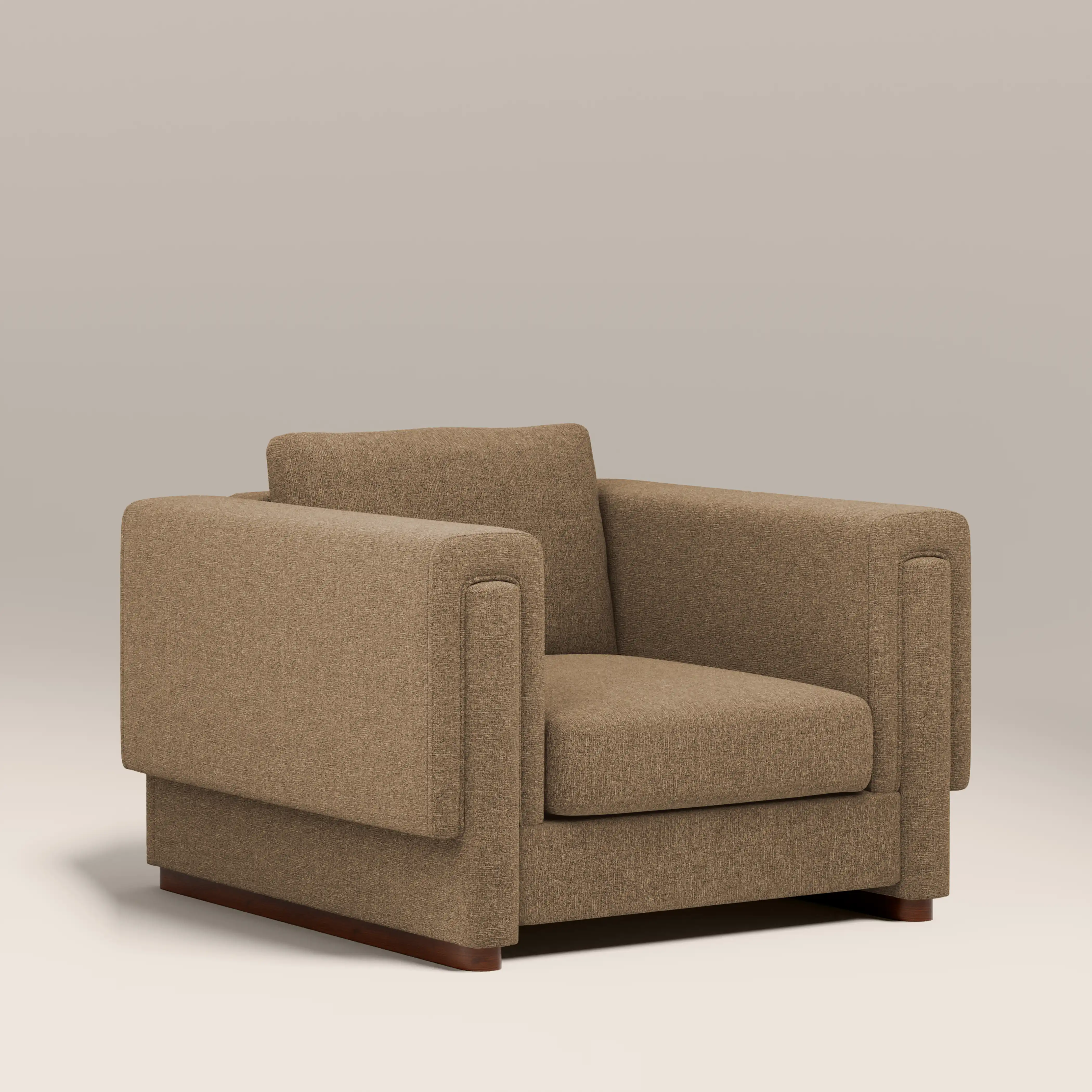Ava Armchair | Speckled Cappuccino Boucle - Image 2