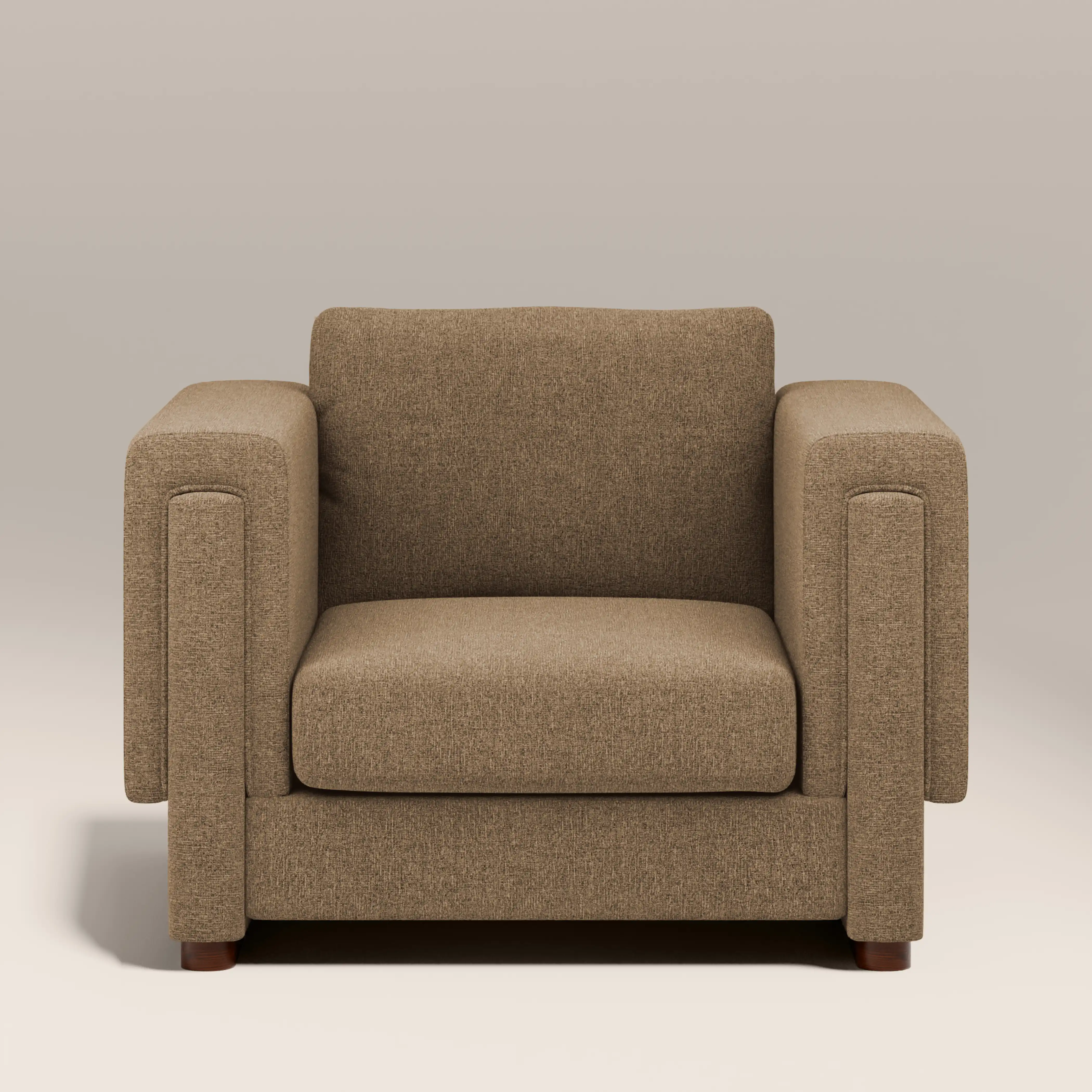 Ava Armchair | Speckled Cappuccino Boucle - Image 3