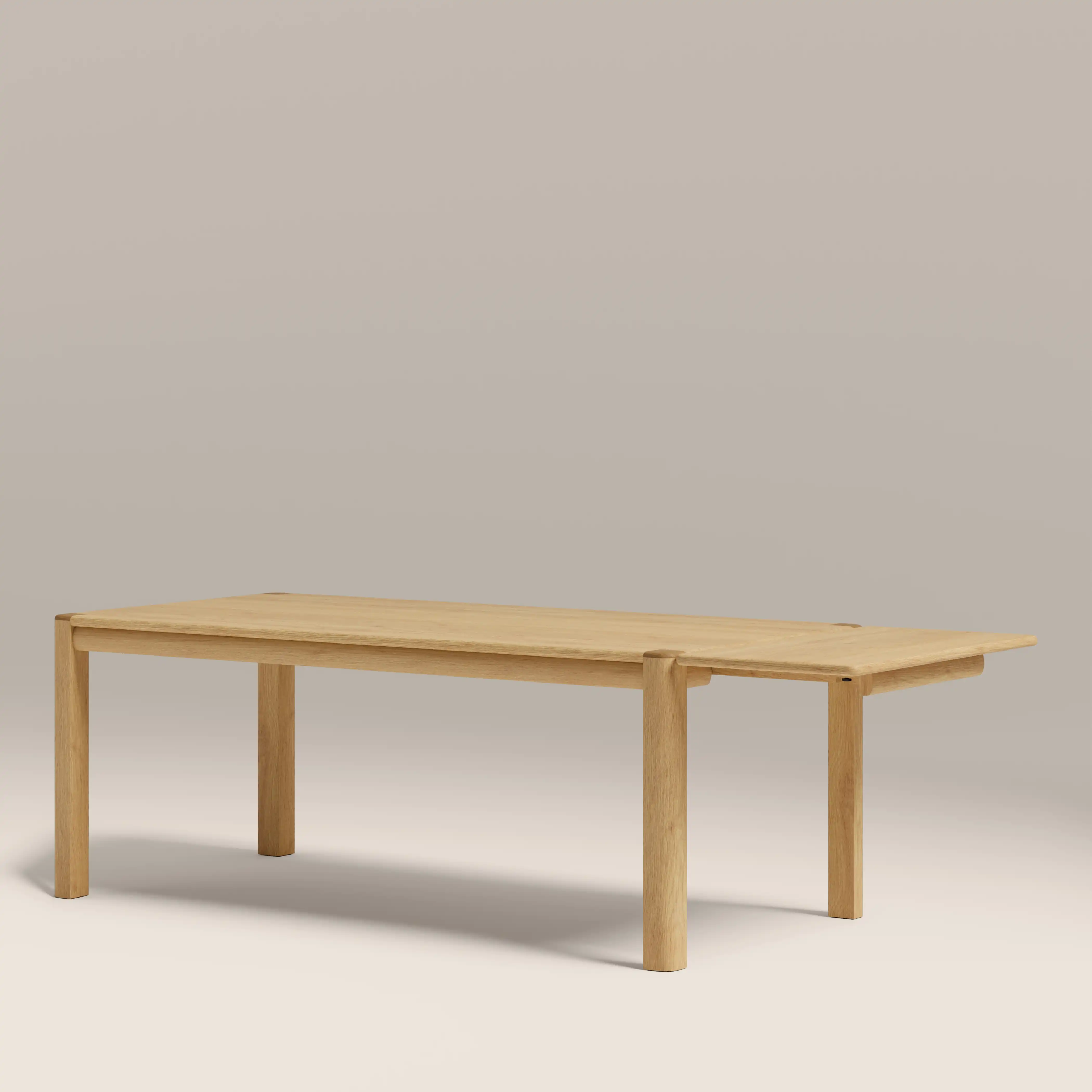 Avalon 6-10 Seat Rectangle Wooden Extendable Dining Table | Oak - Image 3