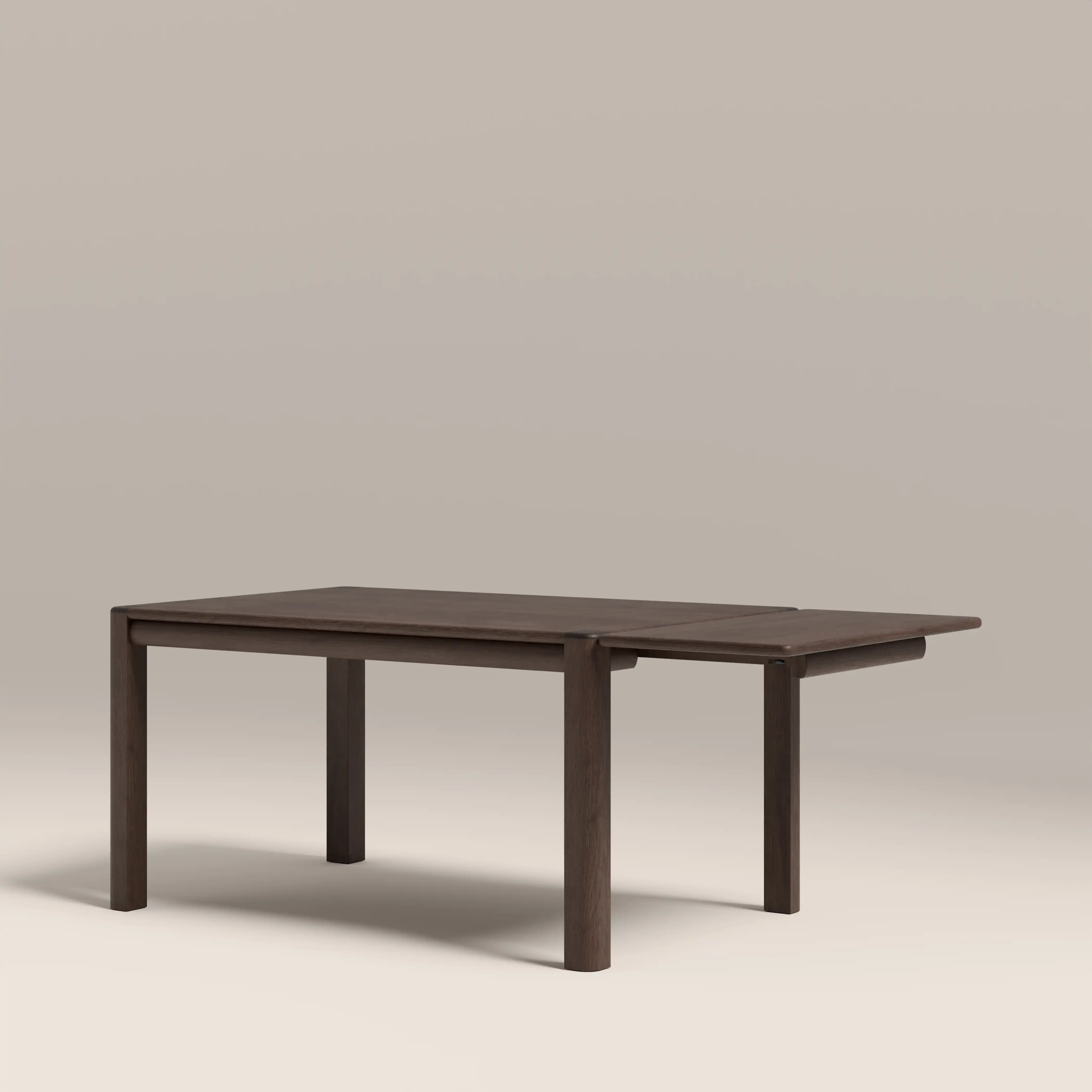 Avalon 6-8 Seat Rectangle Wooden Extendable Dining Table | Smoked Walnut - Image 3