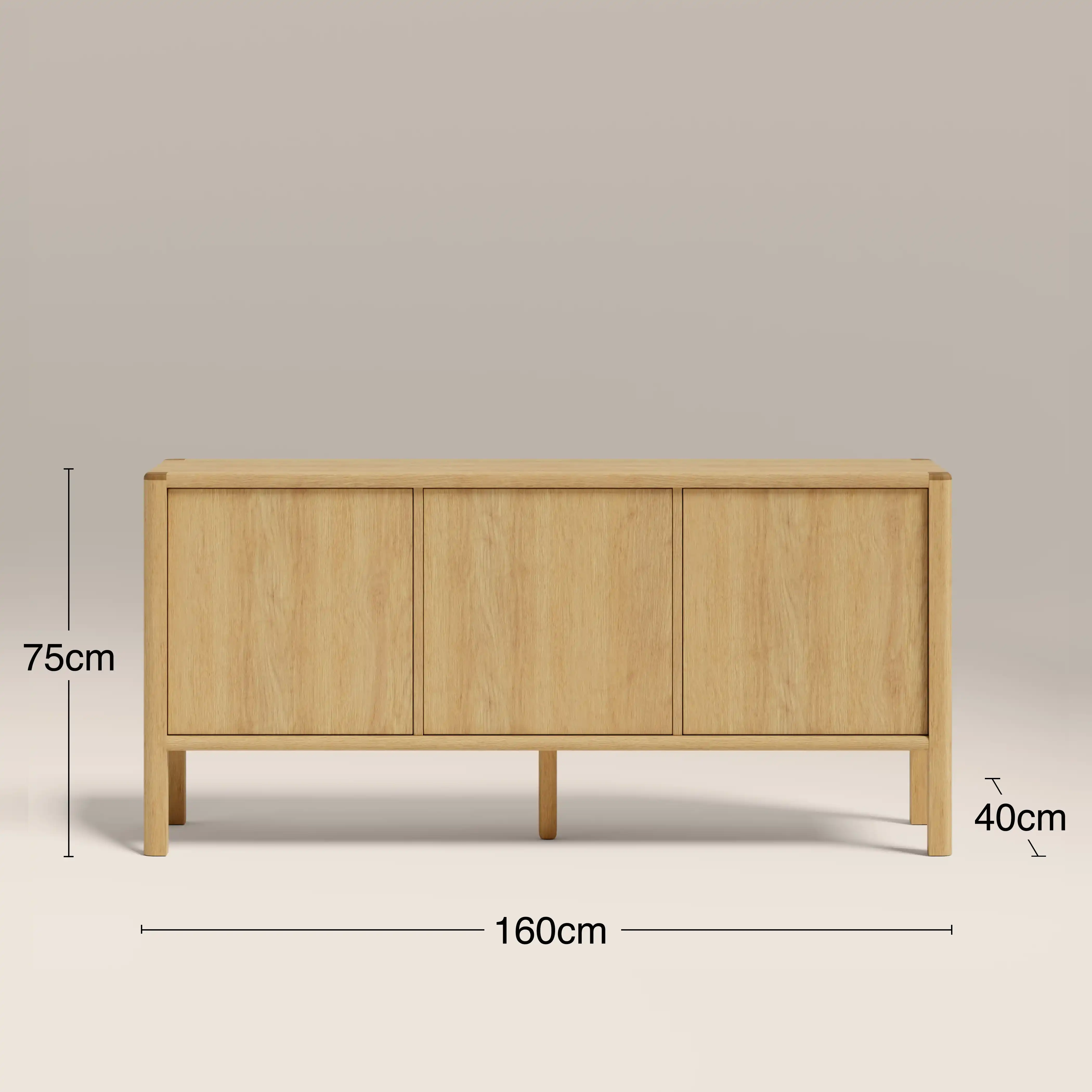 Avalon Wooden Sideboard | Oak - Image 6