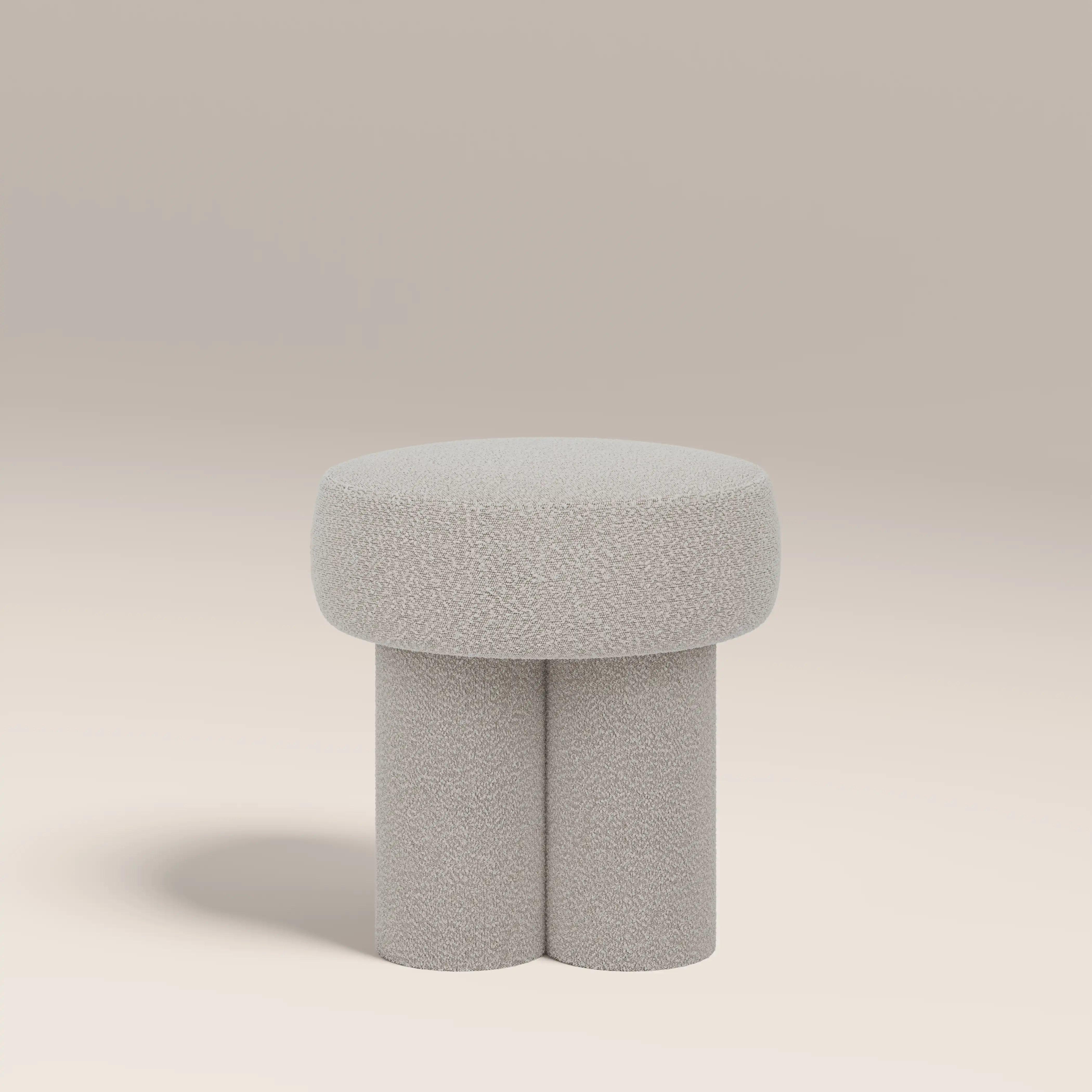 Ayla Pouffe | Speckled Stone Sustainable Boucle - Image 3