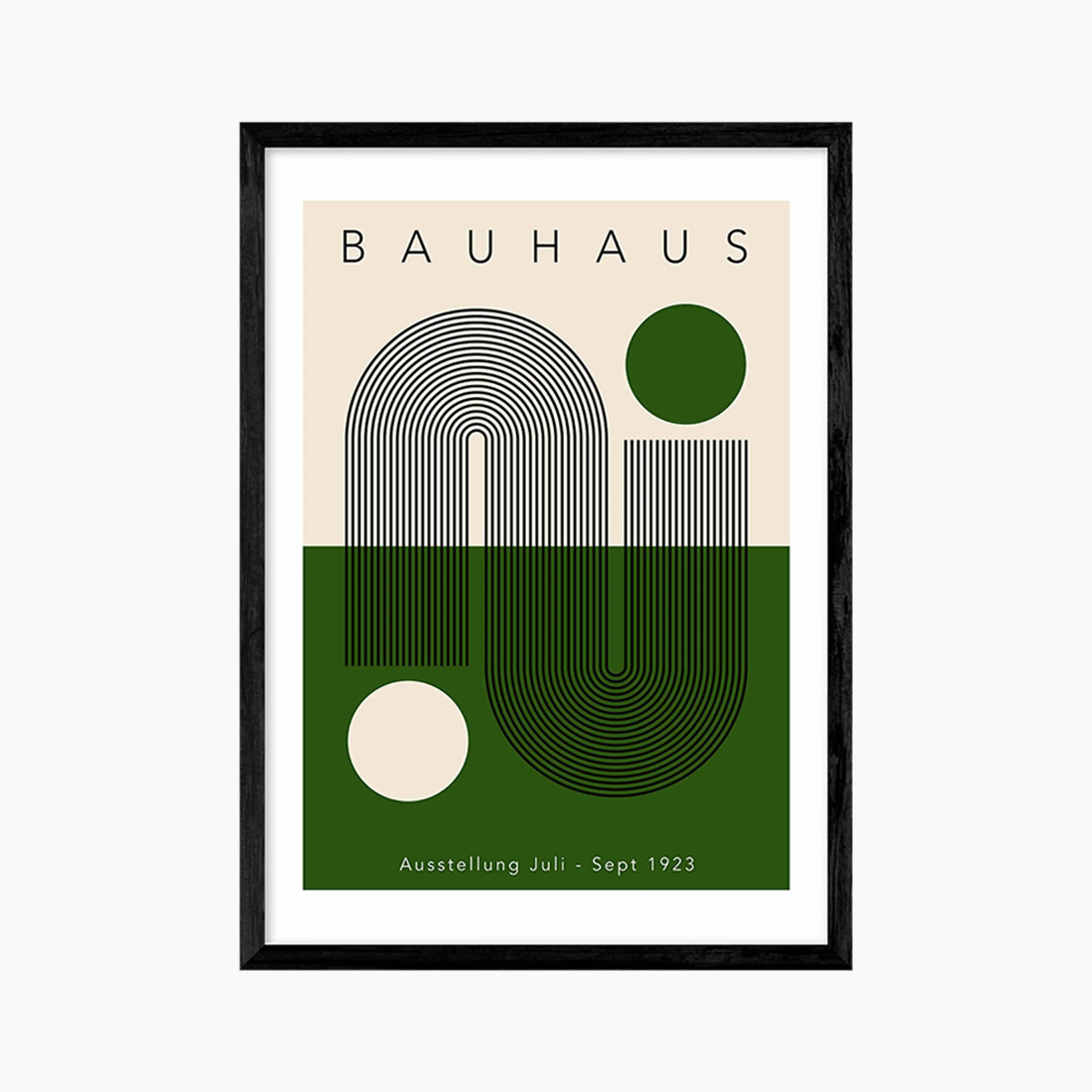 Bauhaus Green Graphic Print - Image 4