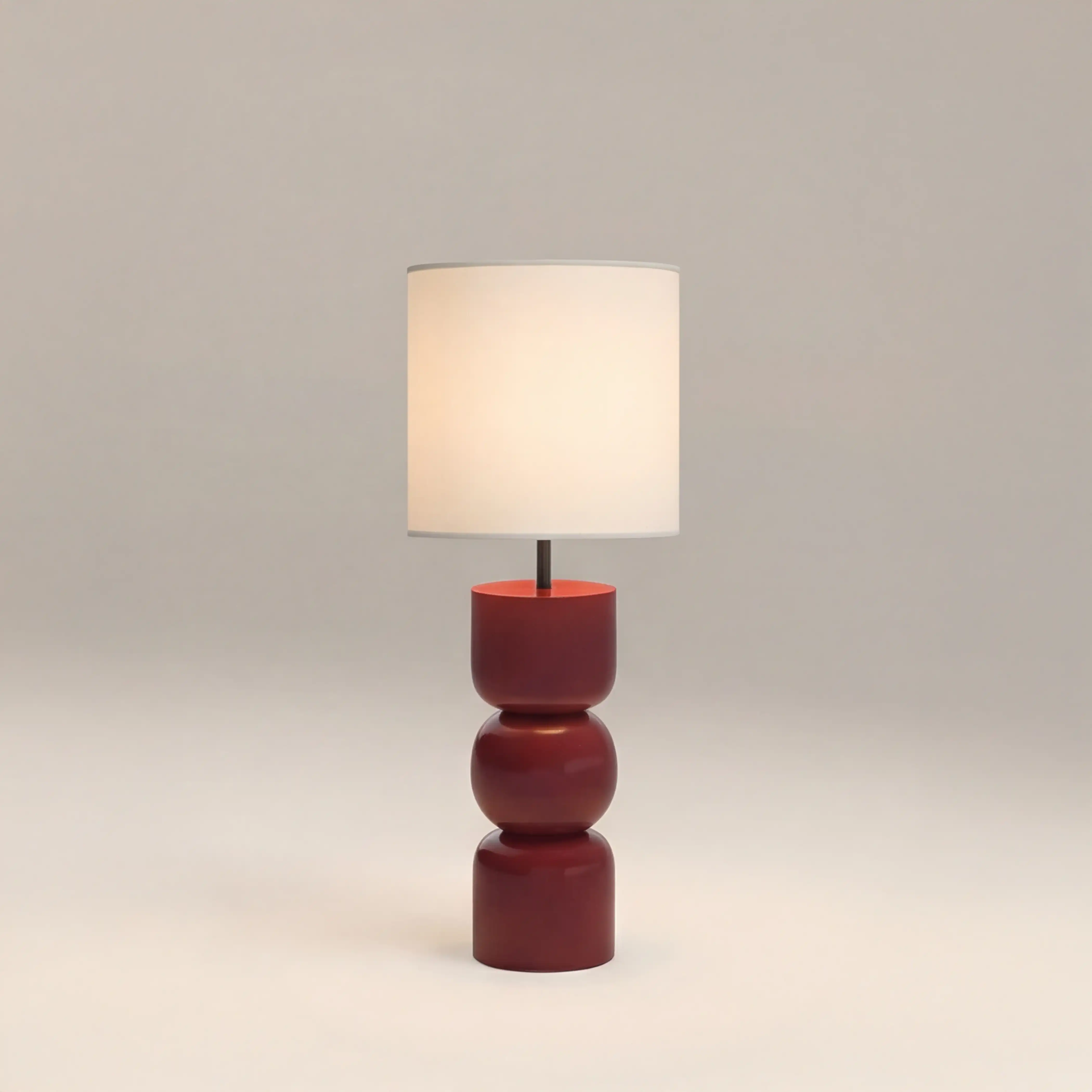 Bella Table Lamp | High Gloss Burgundy - Image 3