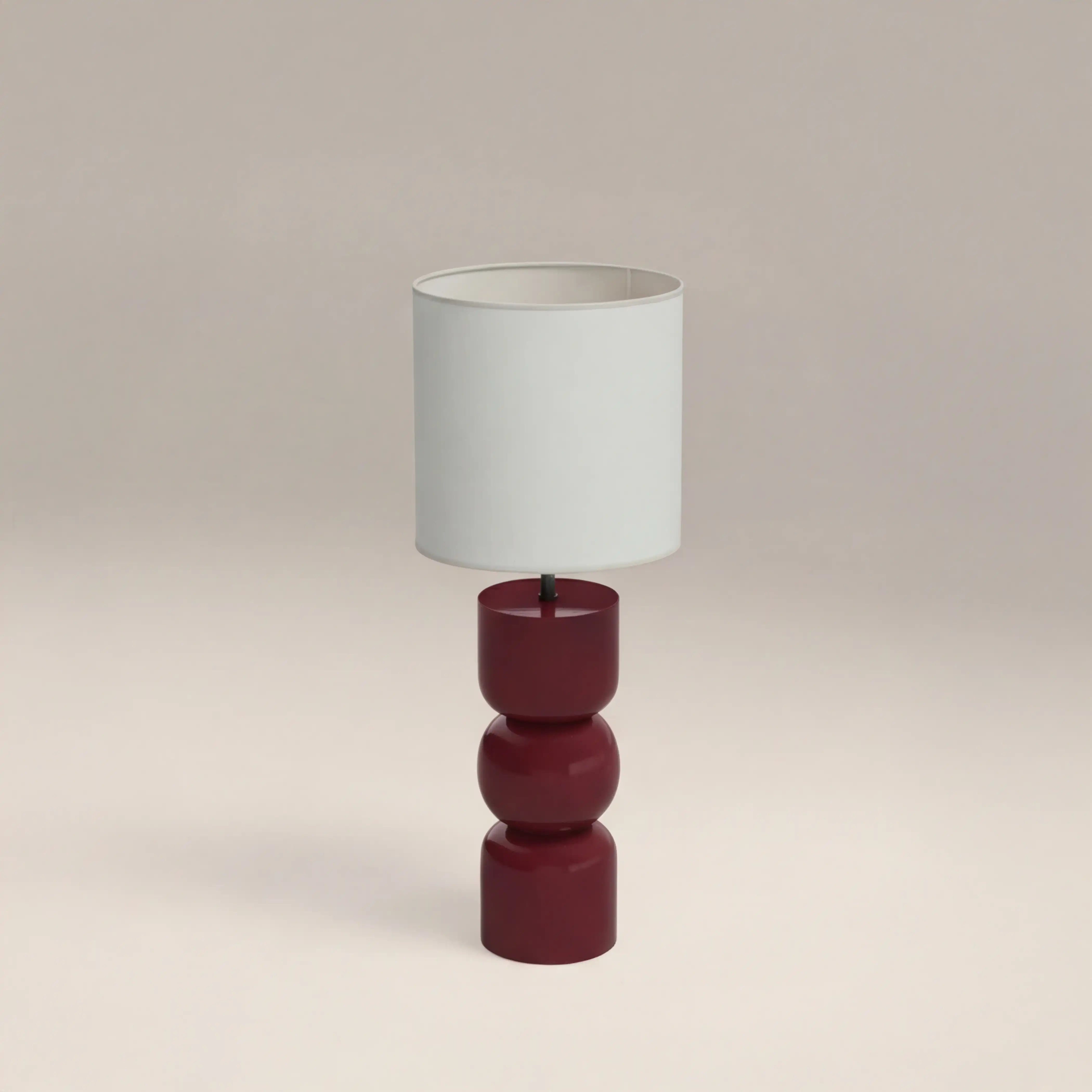 Bella Table Lamp | High Gloss Burgundy - Image 4