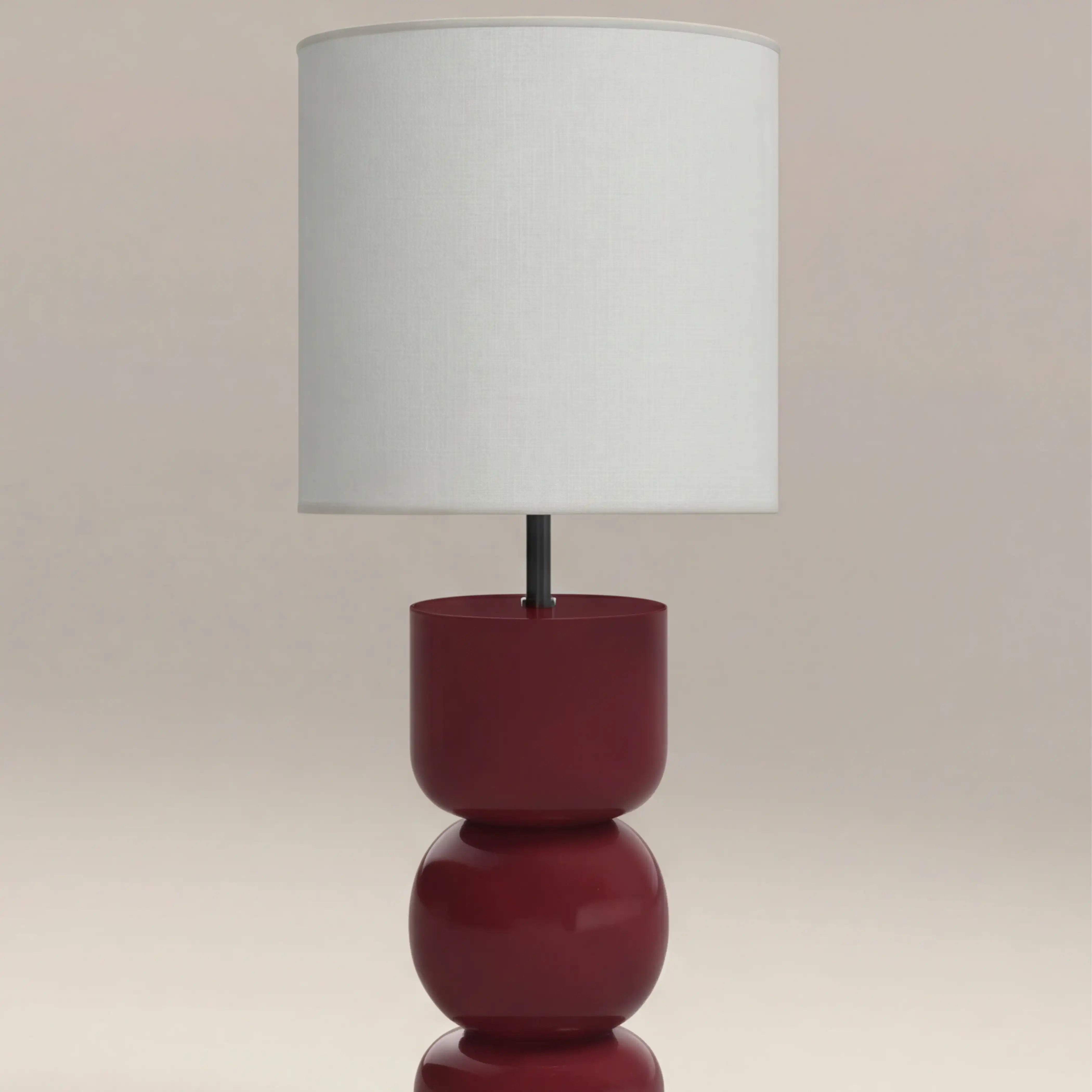 Bella Table Lamp | High Gloss Burgundy - Image 5