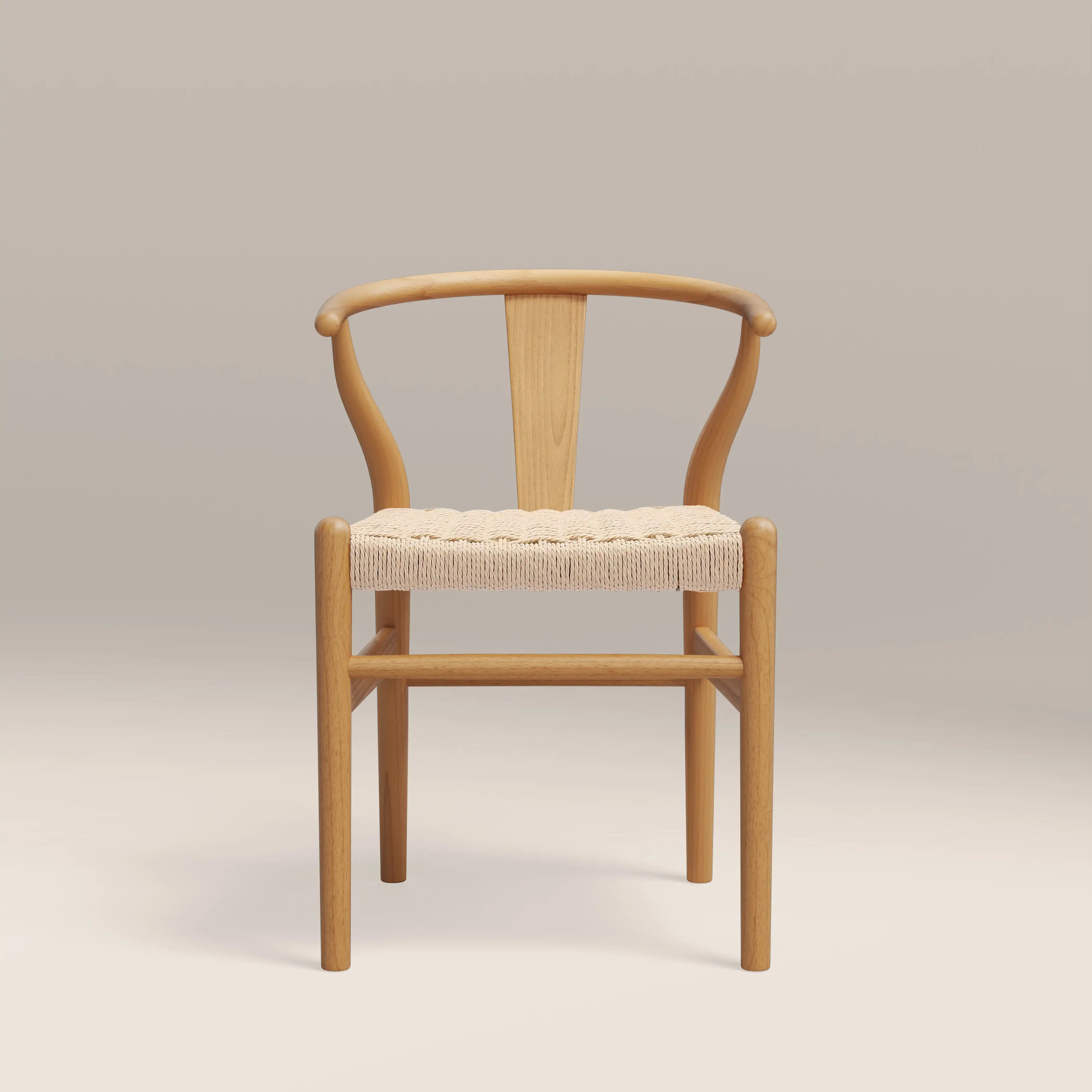Bjorn Wooden Dining Chair | Natural Weave & Oak - Image 2
