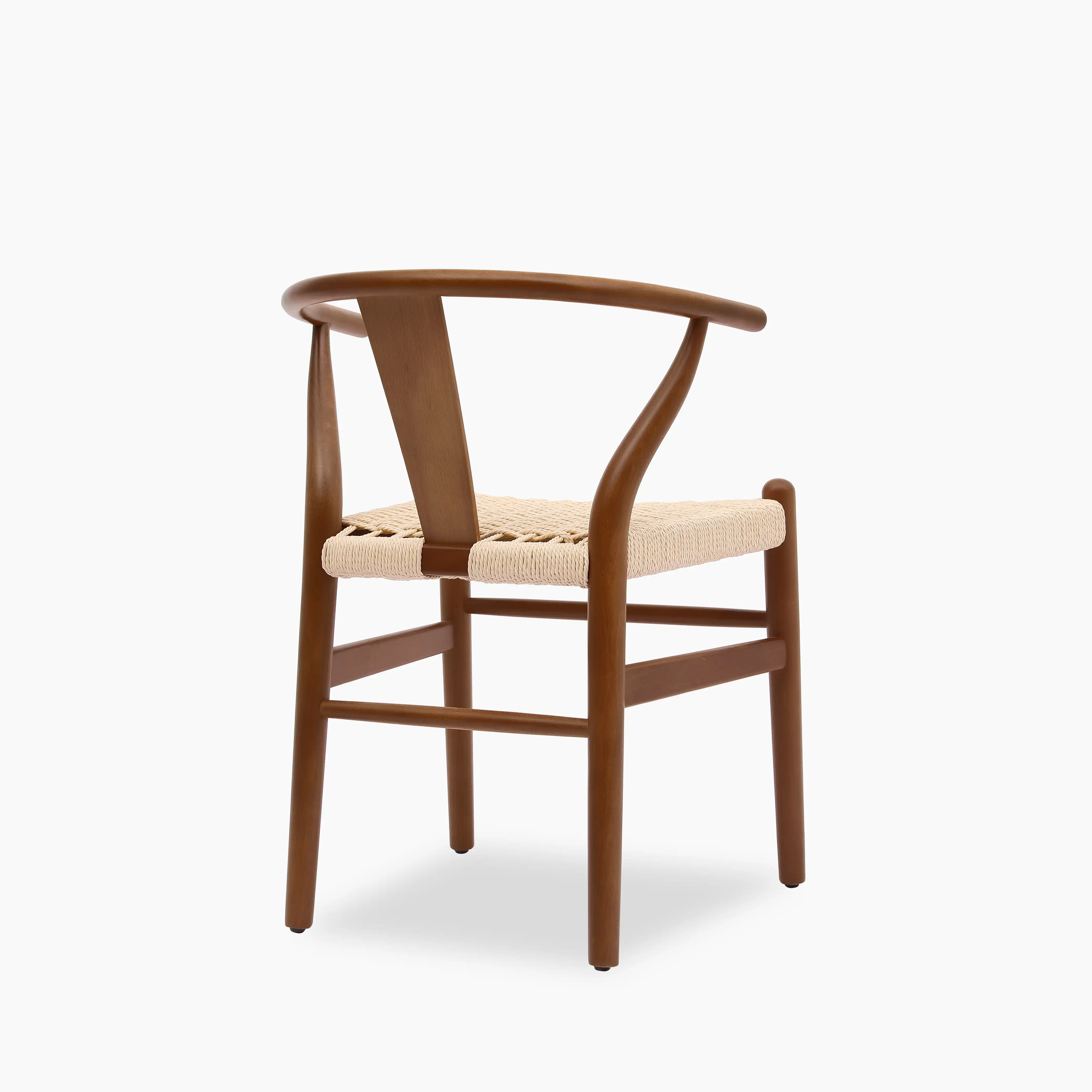 Bjorn Wooden Dining Chair | Natural Weave & Walnut - Image 5