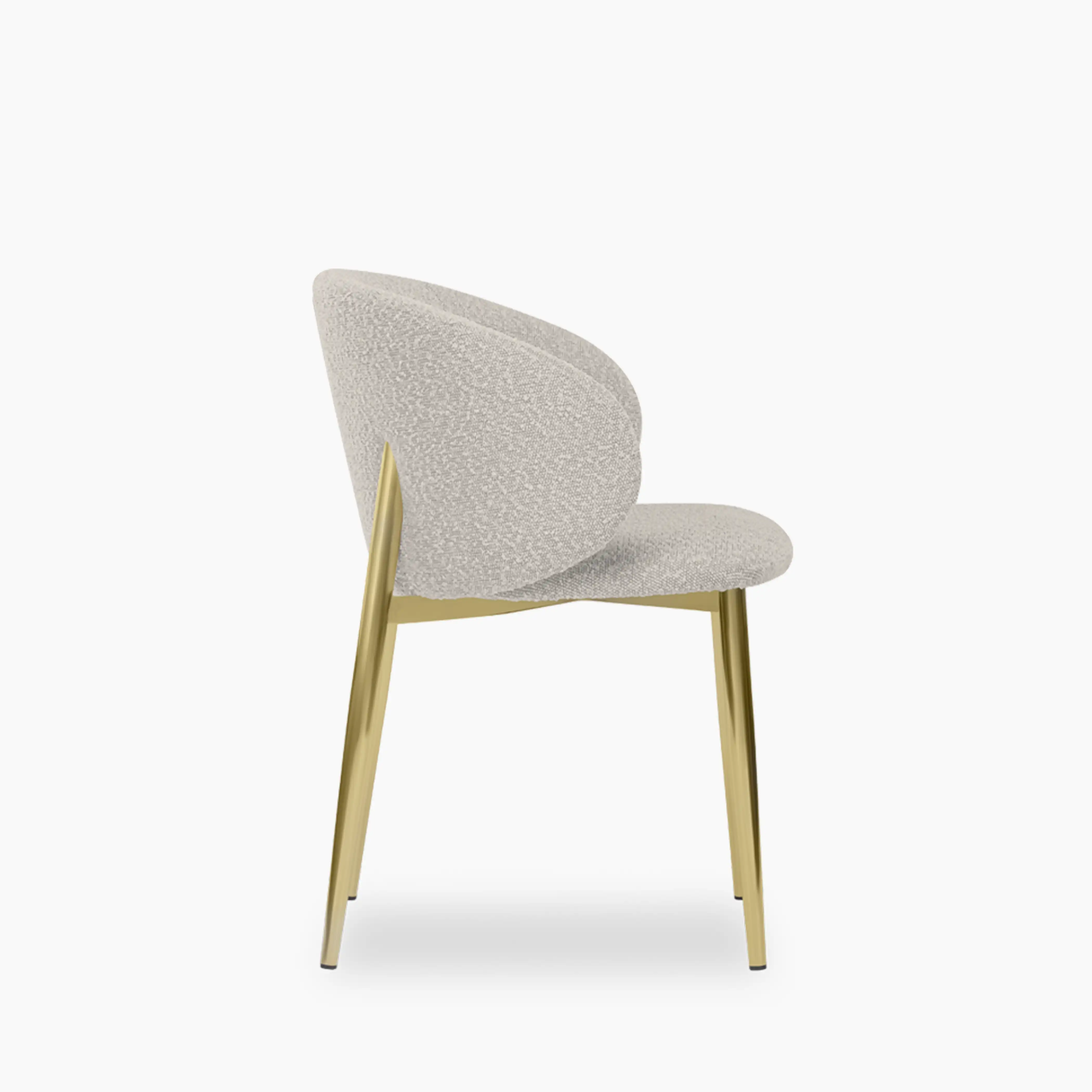Cameron Dining Chair | Speckled Stone Sustainable Boucle - Image 7