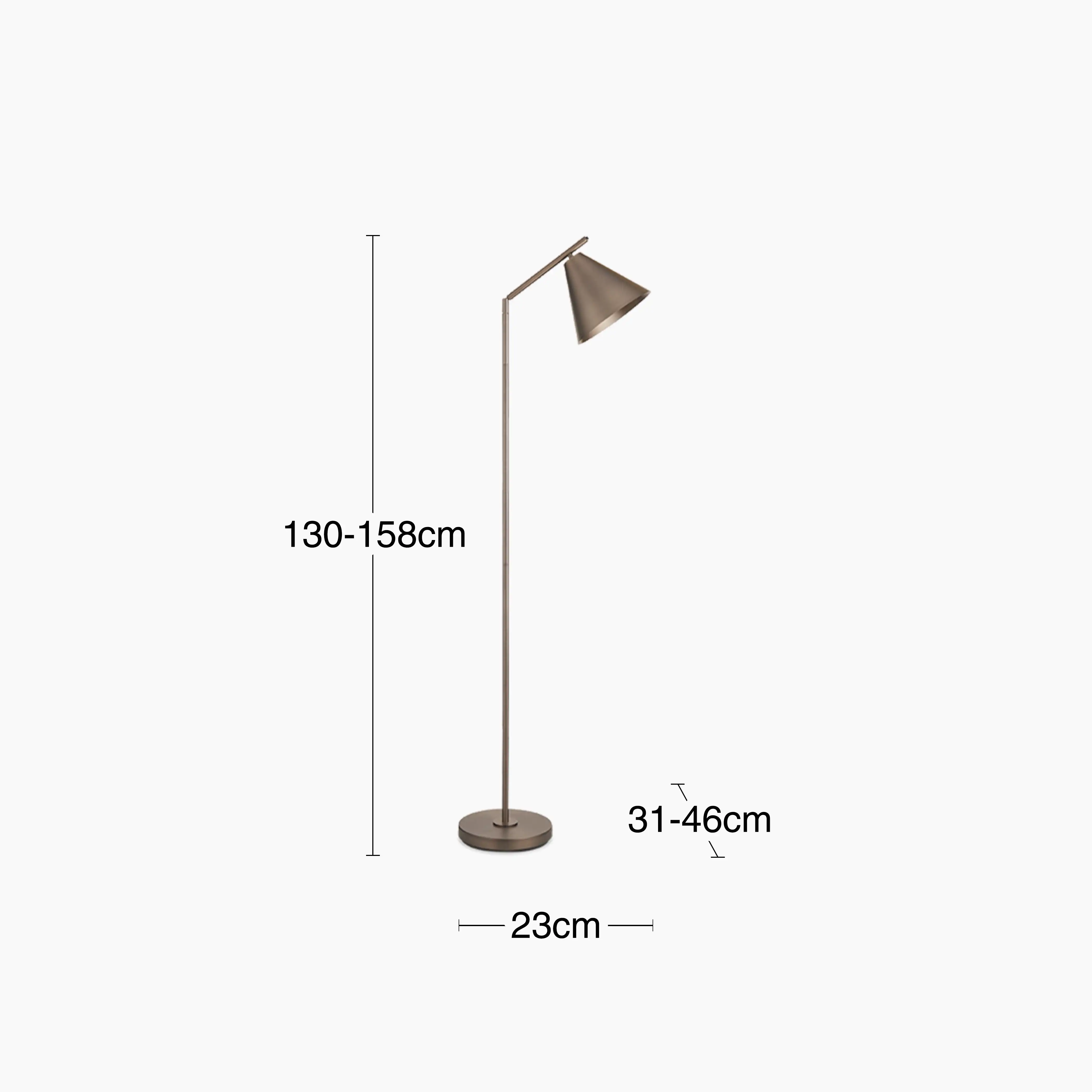 Cape Floor Lamp | Antique Brushed Bronze - Image 9