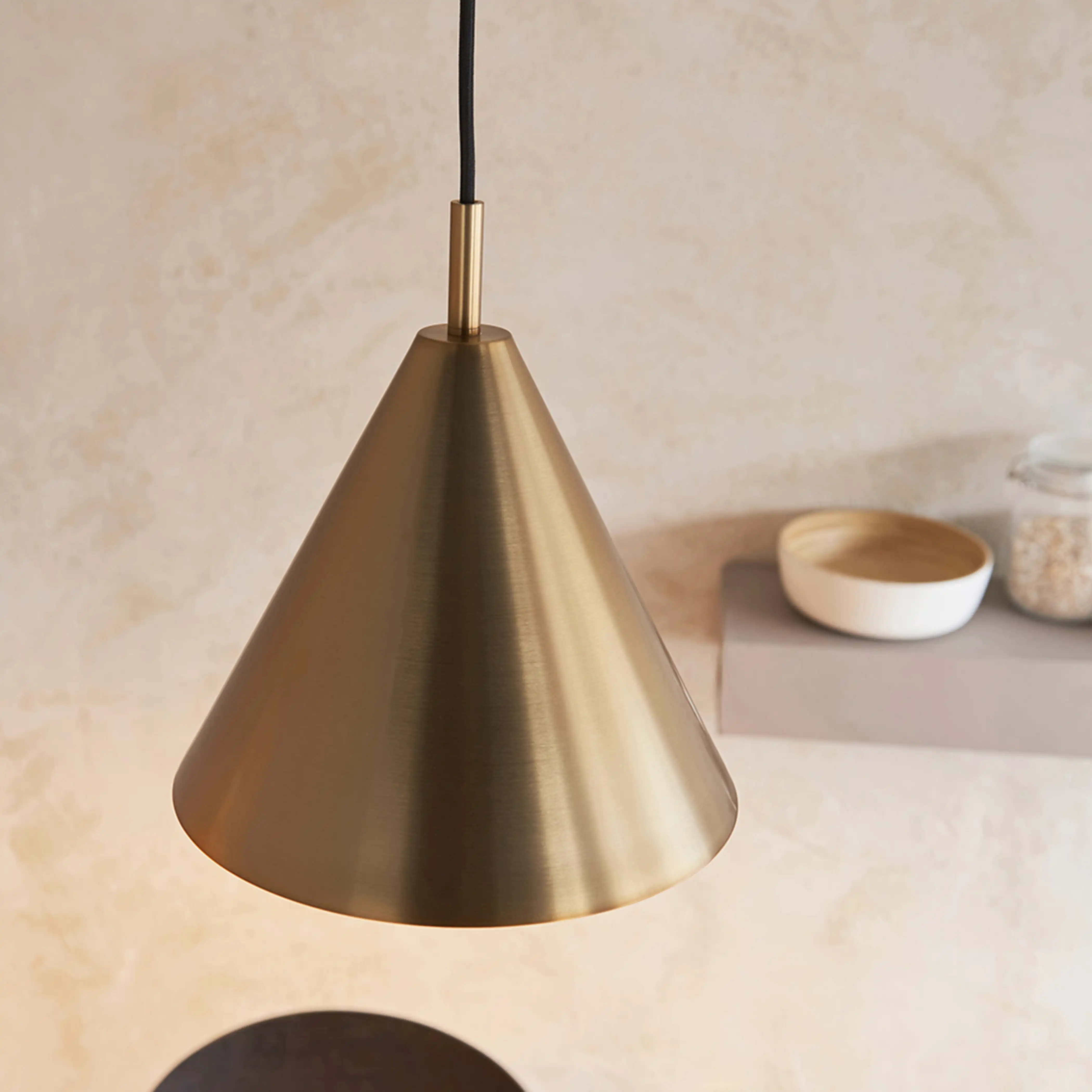 Cape Pendant Light | Antique Brushed Brass - Image 4