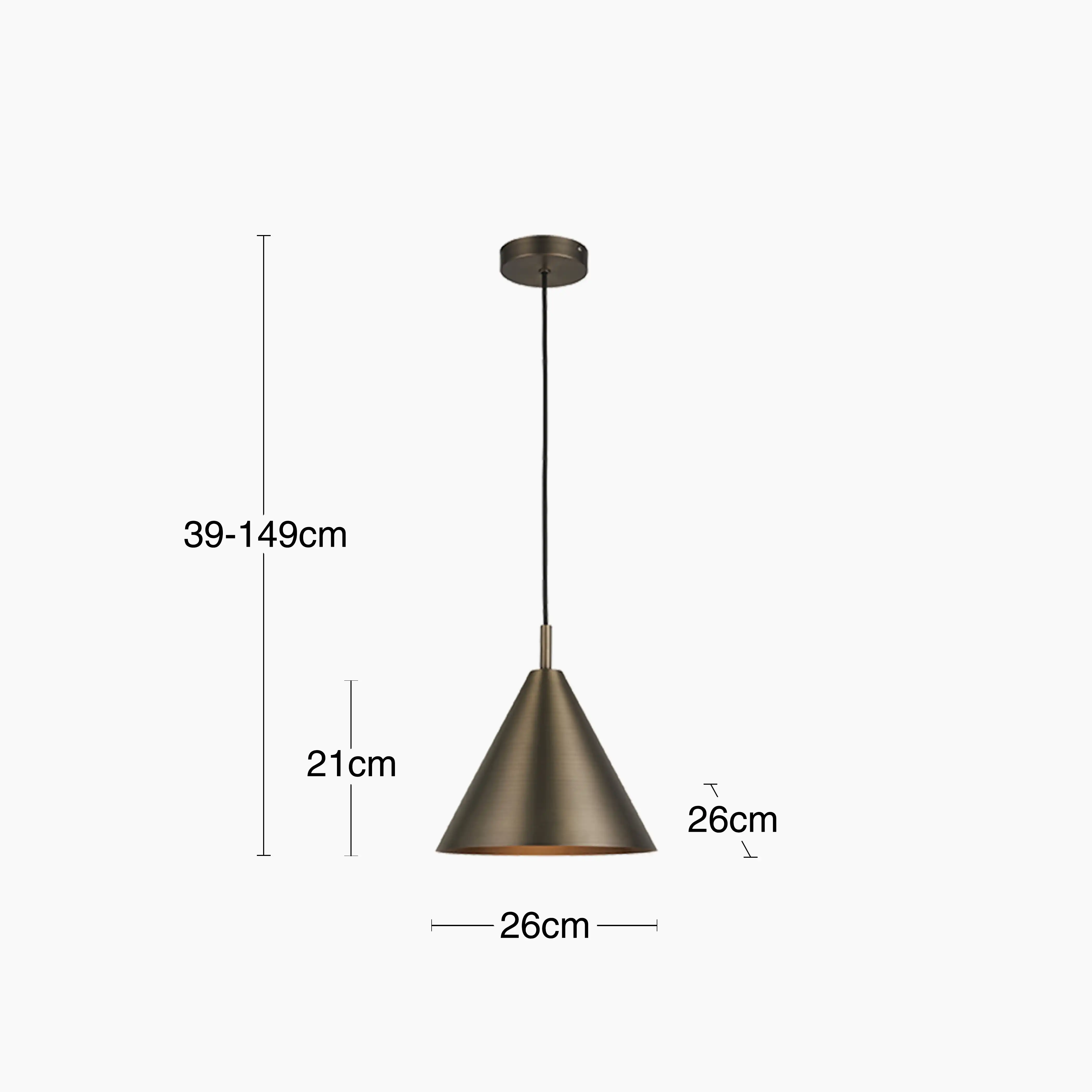 Cape Pendant Light | Antique Brushed Bronze - Image 11
