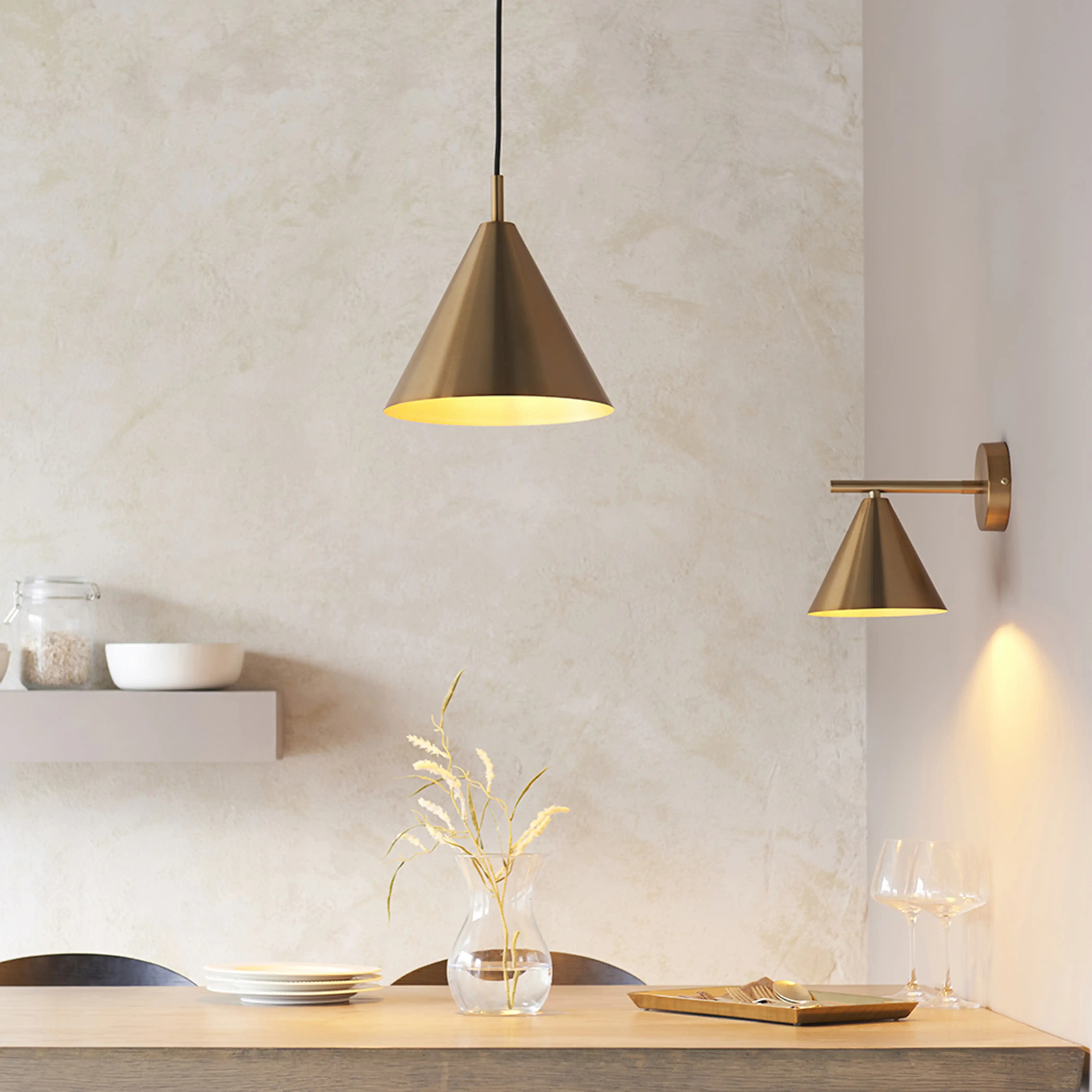 Cape Wall Light | Antique Brushed Brass - Image 6