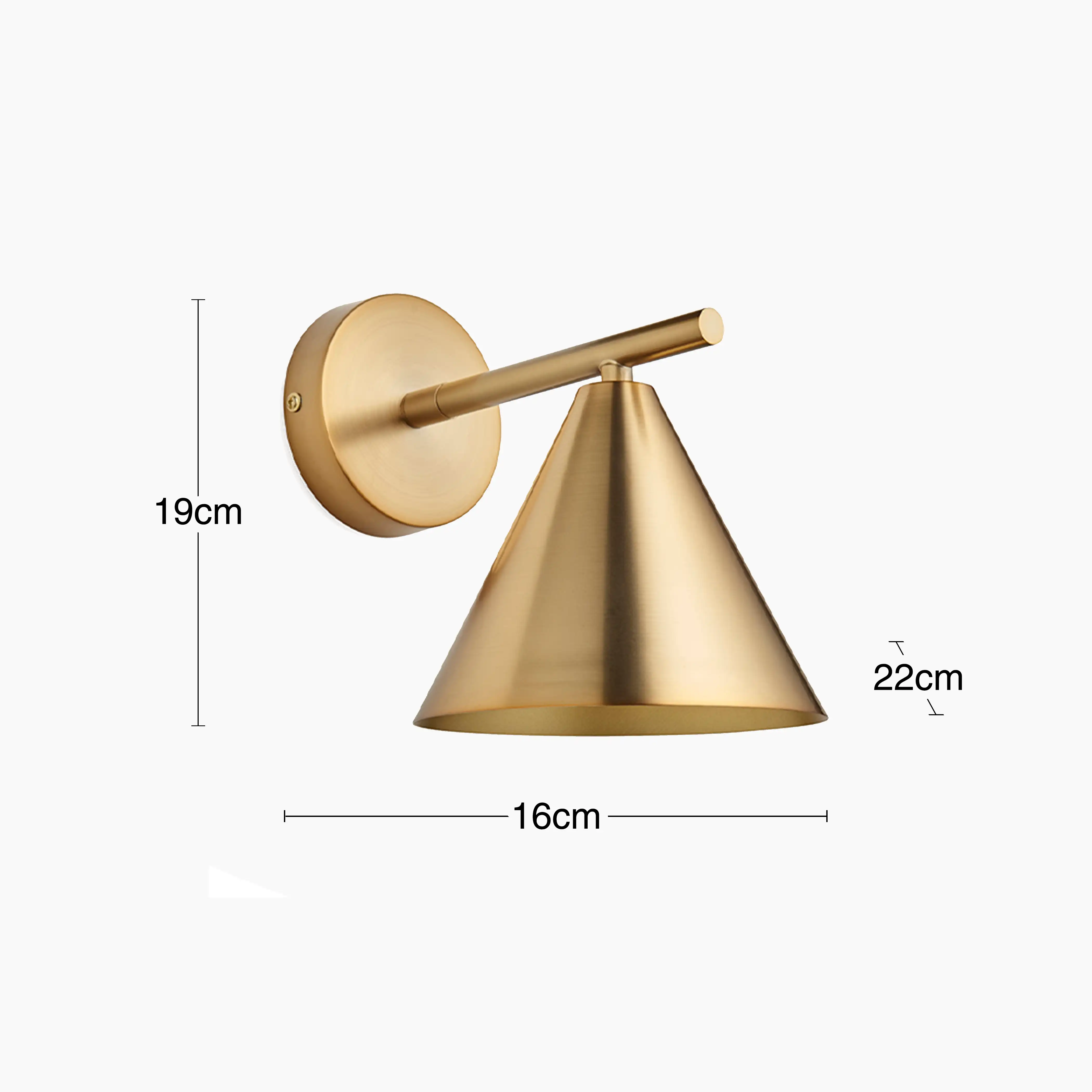 Cape Wall Light | Antique Brushed Brass - Image 9