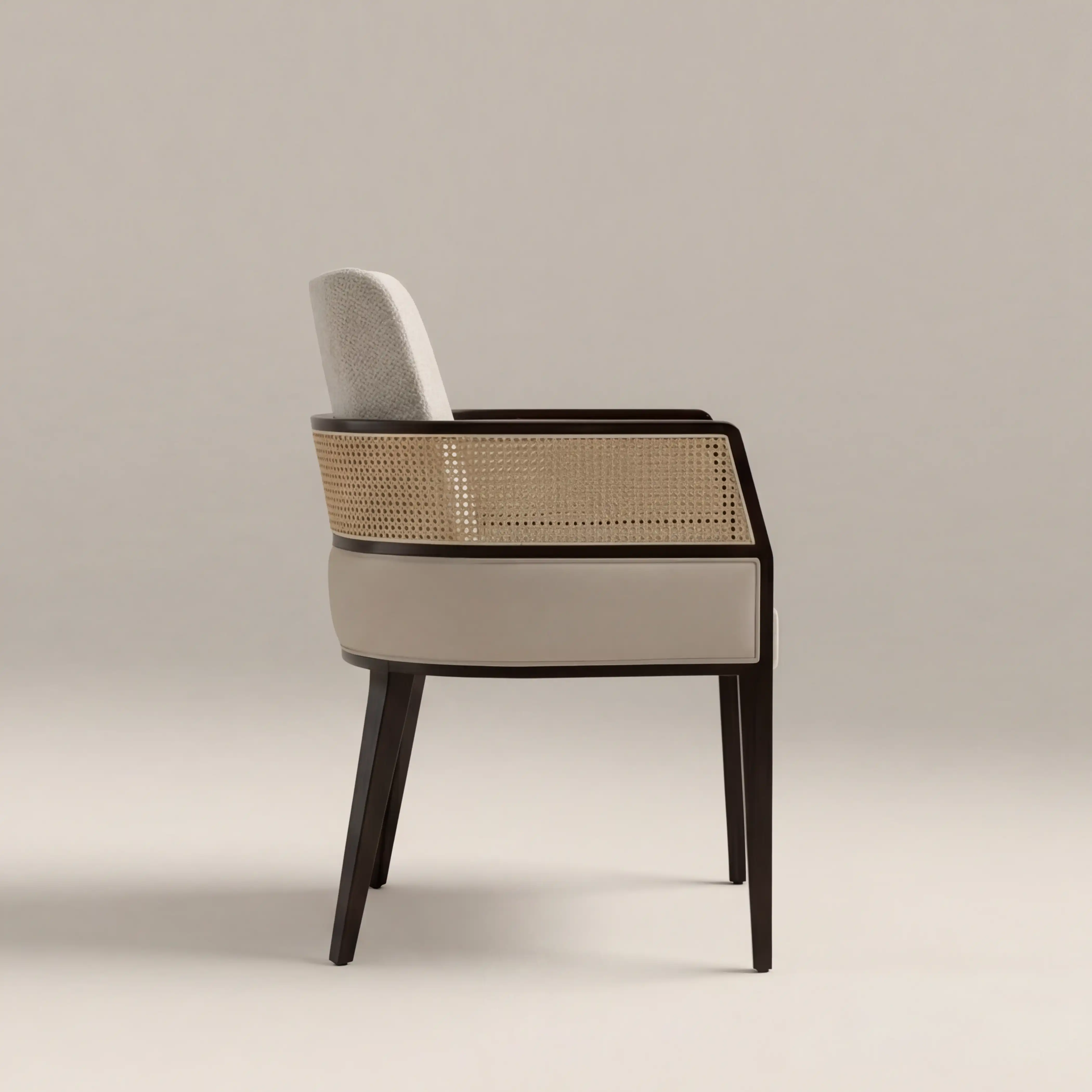 Caspian Carver Dining Chair | Rattan - Image 3